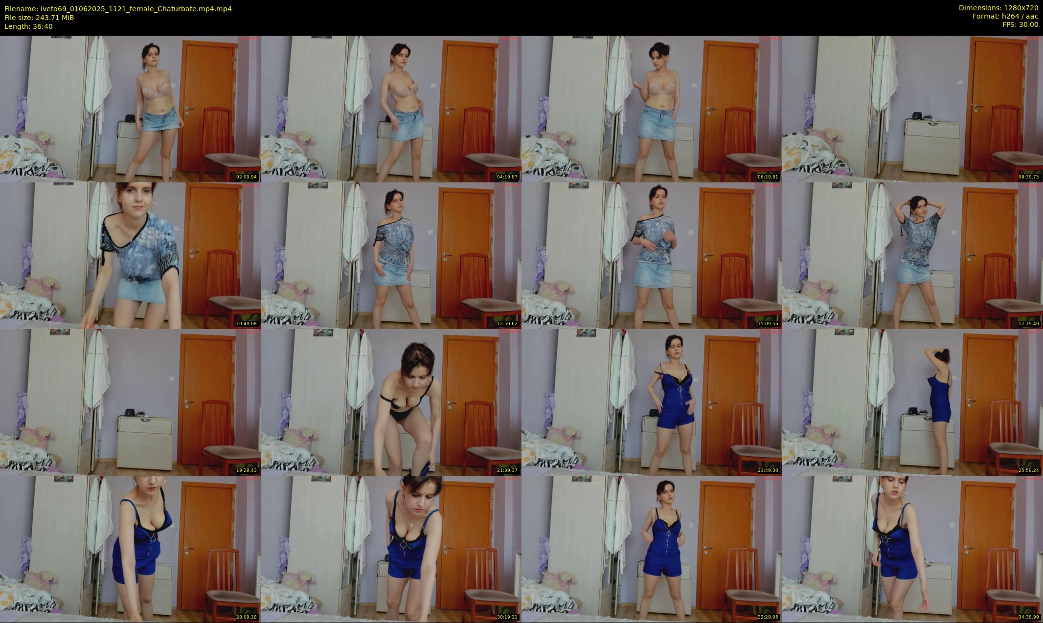 iveto69 — 37 minute Chaturbate female cam show recording, 720p, Jun 1, 2025