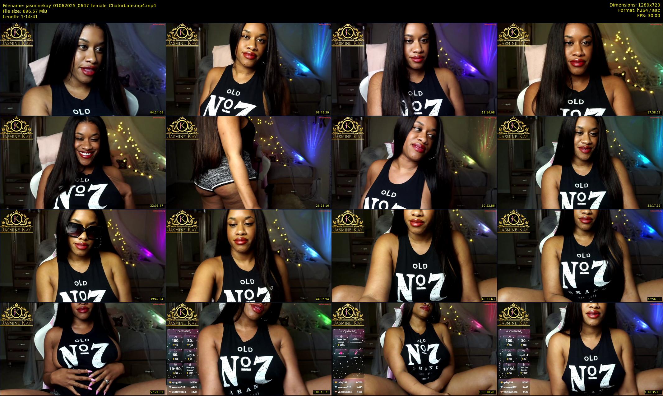 jasminekay — 75 minute Chaturbate female cam show recording, 720p, Jun 1, 2025
