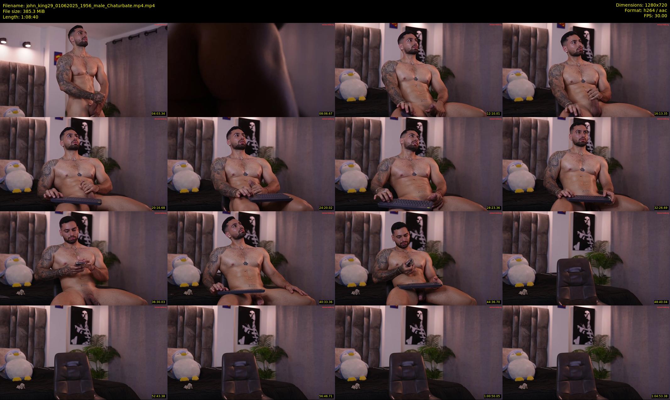 john_king29 — 69 minute Chaturbate male cam show recording, 720p, Jun 1, 2025
