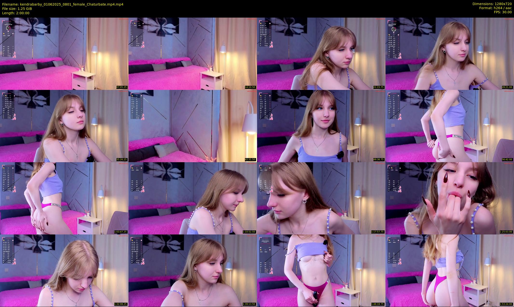kendrabarby — 120 minute Chaturbate female cam show recording, 720p, Jun 1, 2025
