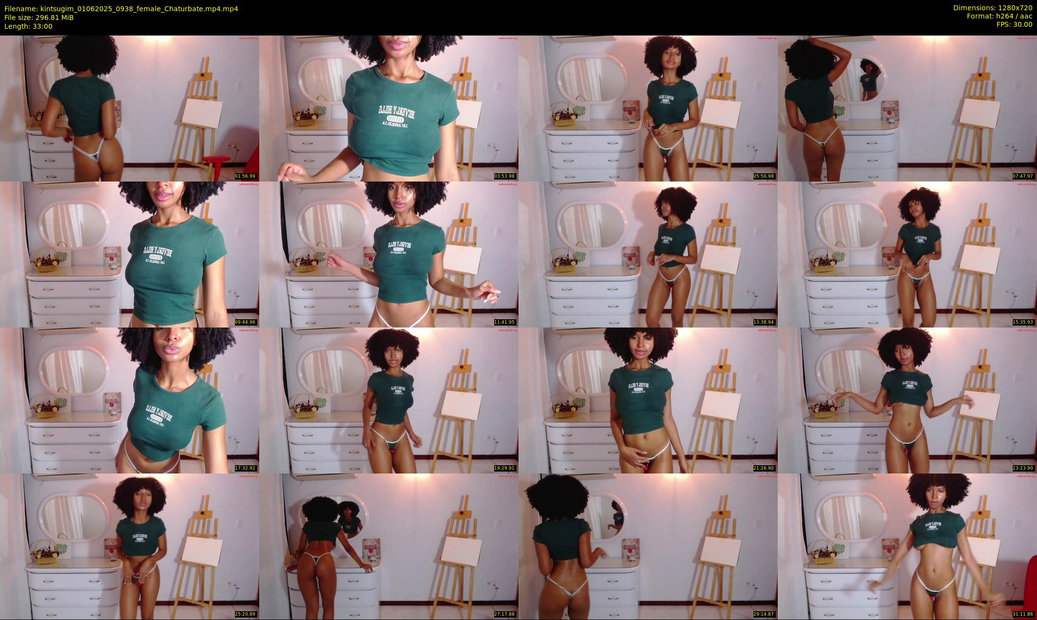 kintsugim — 33 minute Chaturbate female cam show recording, 720p, Jun 1, 2025