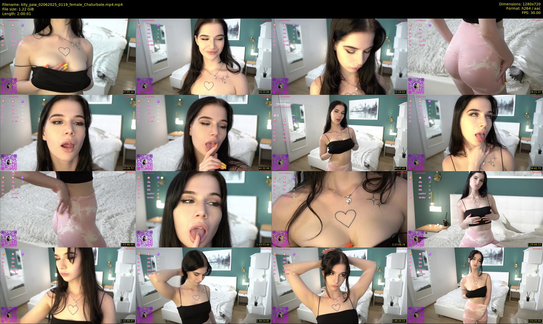 kity_paw — 121 minute Chaturbate female cam show recording, 720p, Jun 2, 2025