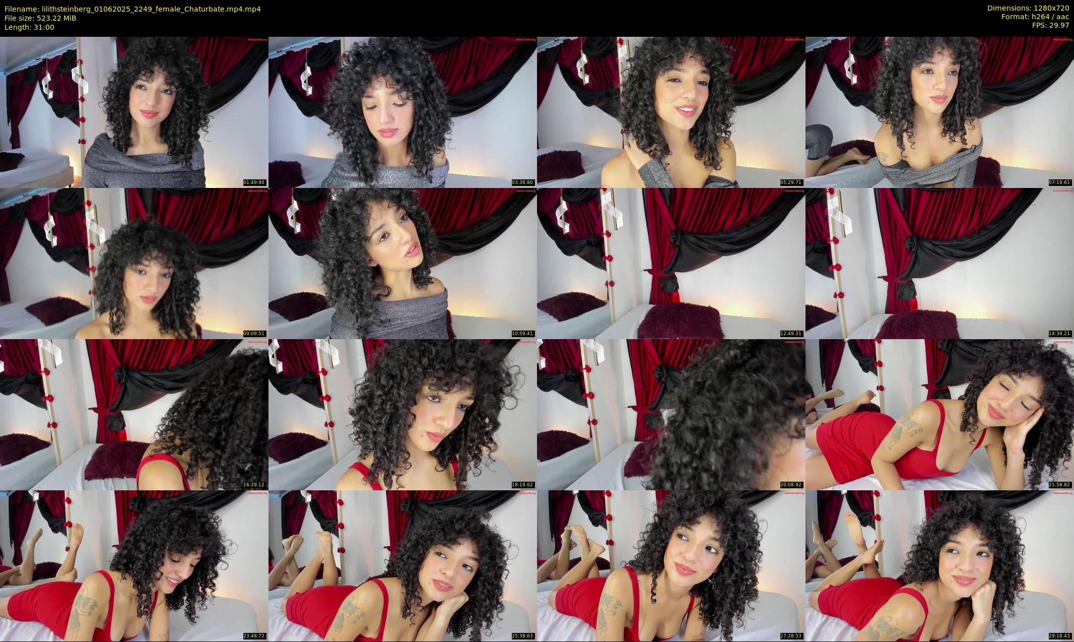 lilithsteinberg — 31 minute Chaturbate female cam show recording, 720p, Jun 1, 2025