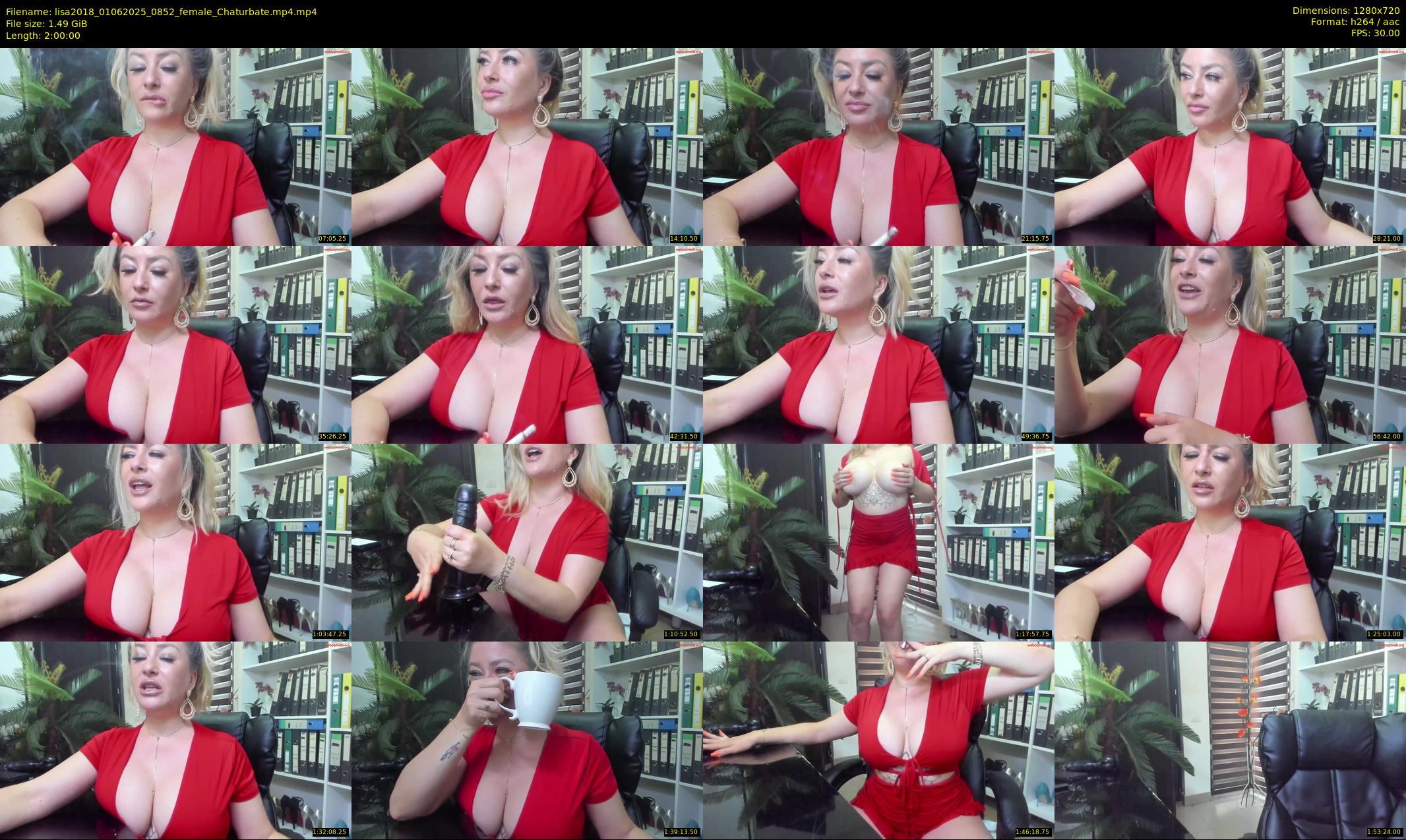 lisa2018 — 120 minute Chaturbate female cam show recording, 720p, Jun 1, 2025
