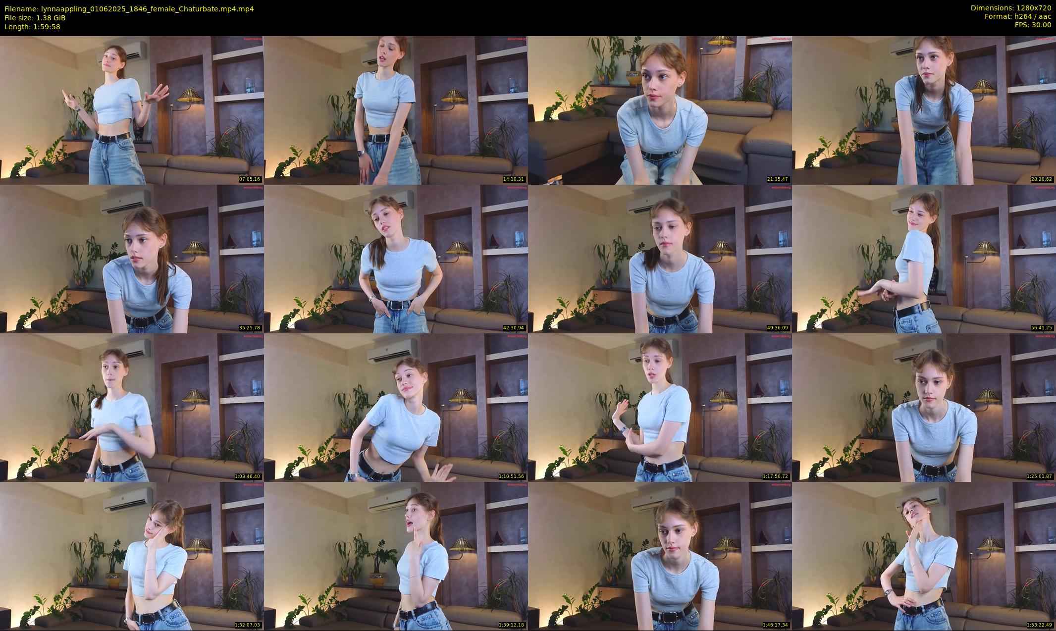 lynnaappling — 120 minute Chaturbate female cam show recording, 720p, Jun 1, 2025