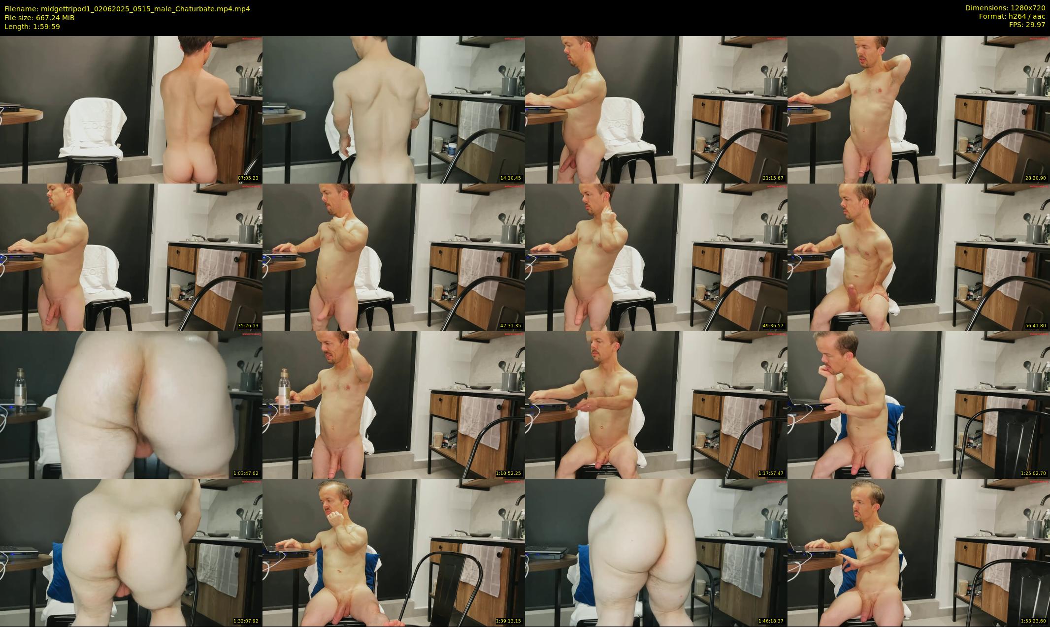 midgettripod1 — 120 minute Chaturbate male cam show recording, 720p, Jun 2, 2025