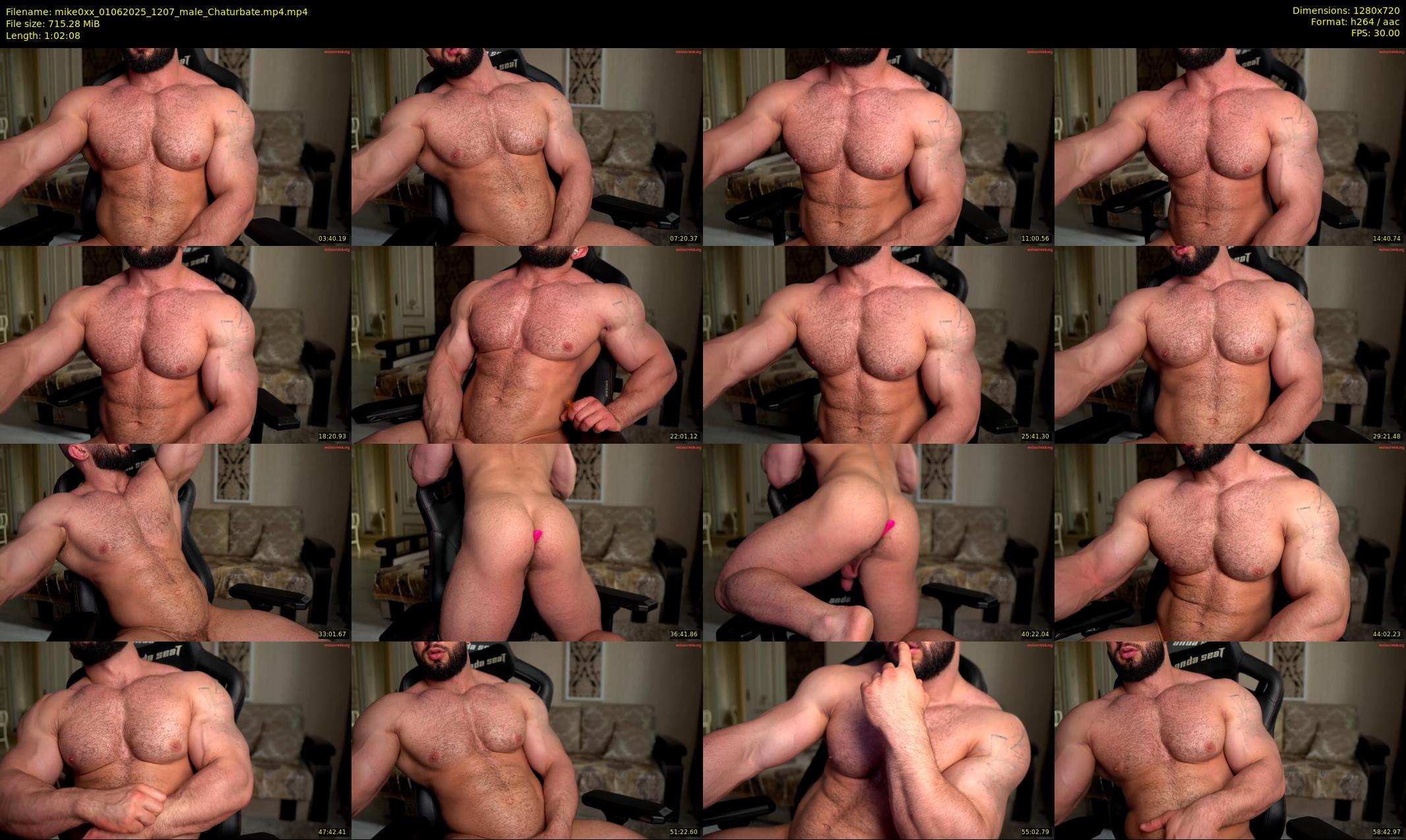 mike0xx — 63 minute Chaturbate male cam show recording, 720p, Jun 1, 2025