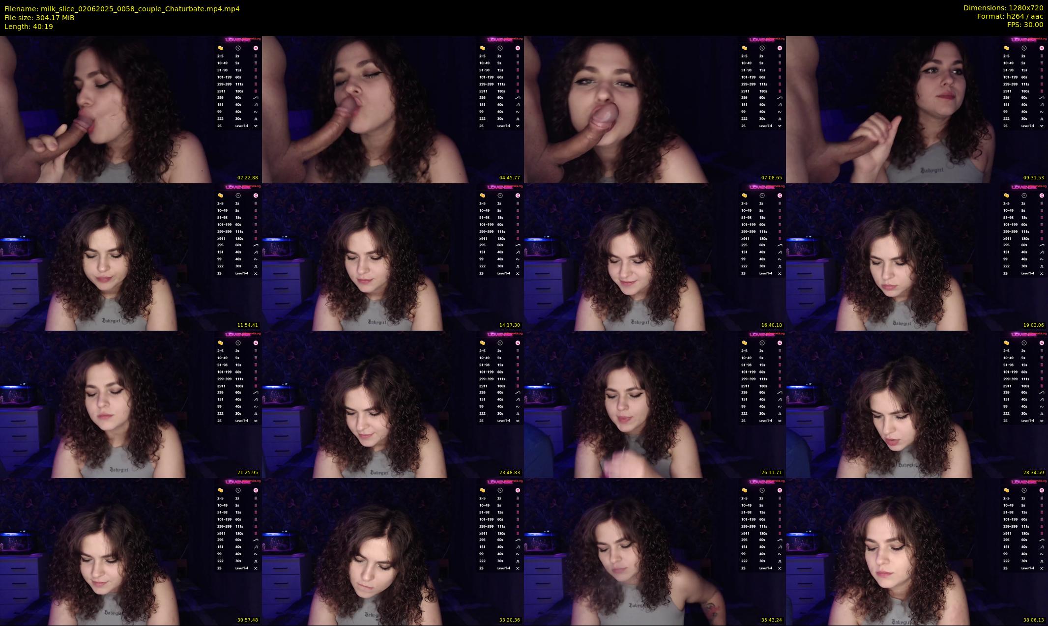 milk_slice — 41 minute Chaturbate couple cam show recording, 720p, Jun 2, 2025