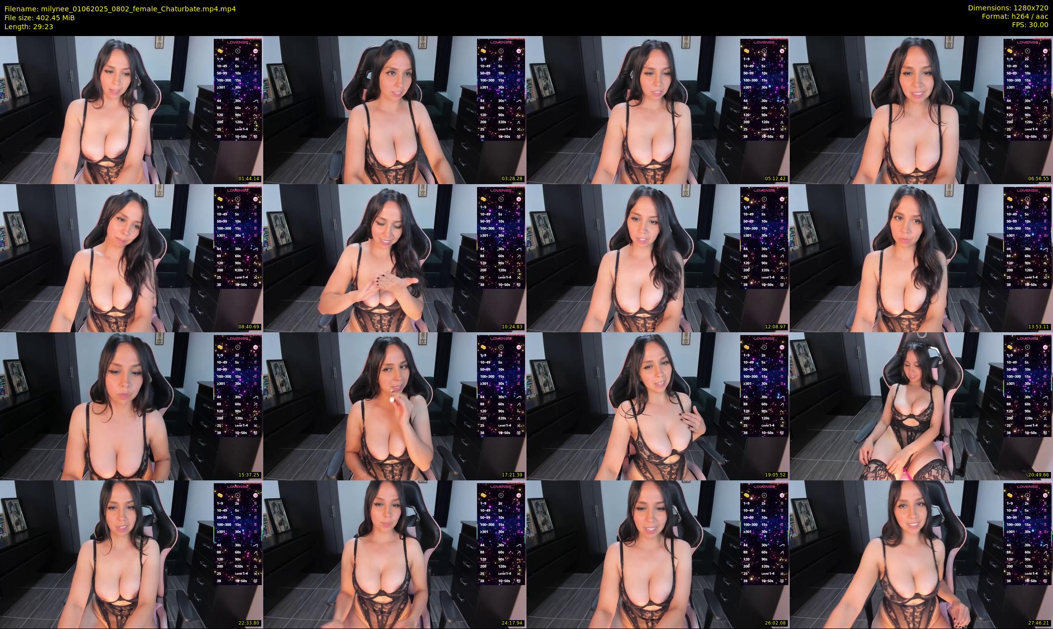 milynee — 30 minute Chaturbate female cam show recording, 720p, Jun 1, 2025
