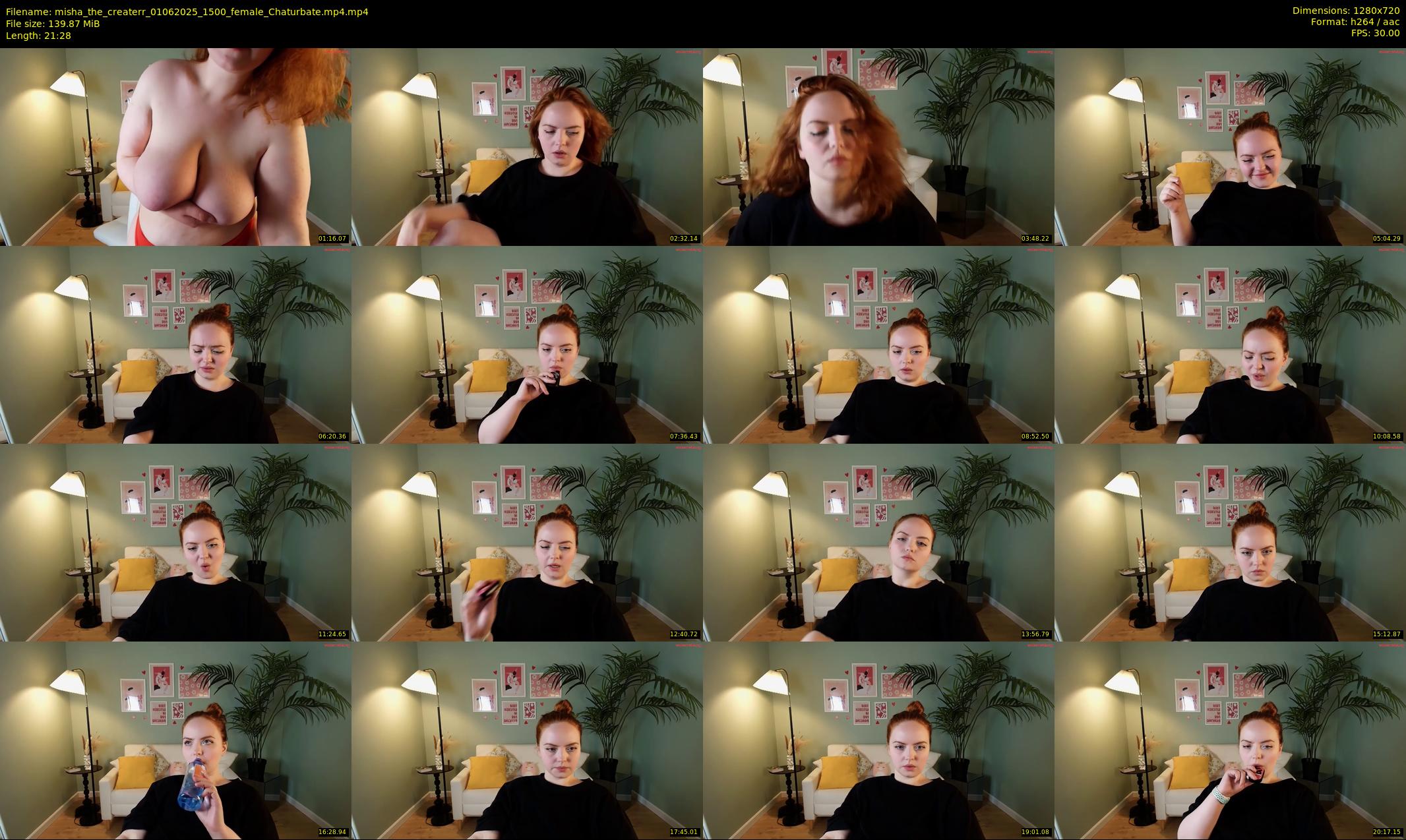 misha_the_createrr — 22 minute Chaturbate female cam show recording, 720p, Jun 1, 2025