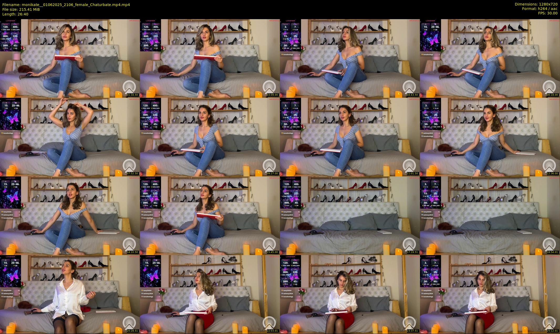 monikate_ — 27 minute Chaturbate couple cam show recording, 720p, Jun 1, 2025