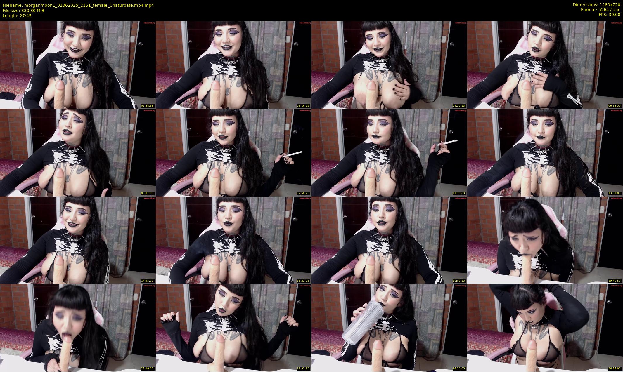 morganmoon1 — 28 minute Chaturbate female cam show recording, 720p, Jun 1, 2025