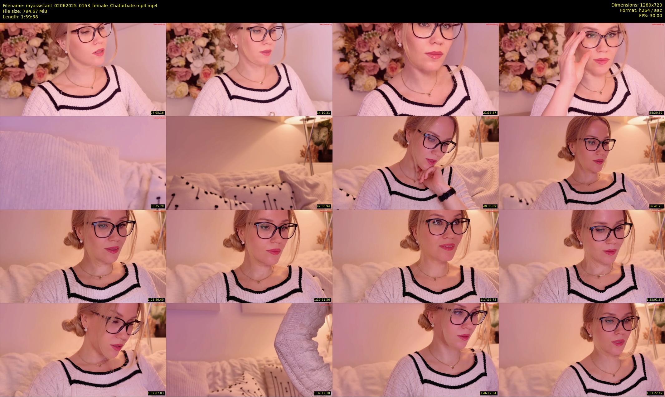 myassistant — 120 minute Chaturbate female cam show recording, 720p, Jun 2, 2025