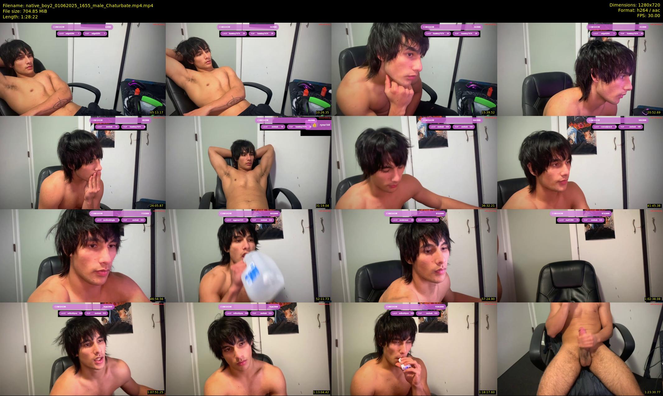 native_boy2 — 89 minute Chaturbate male cam show recording, 720p, Jun 1, 2025