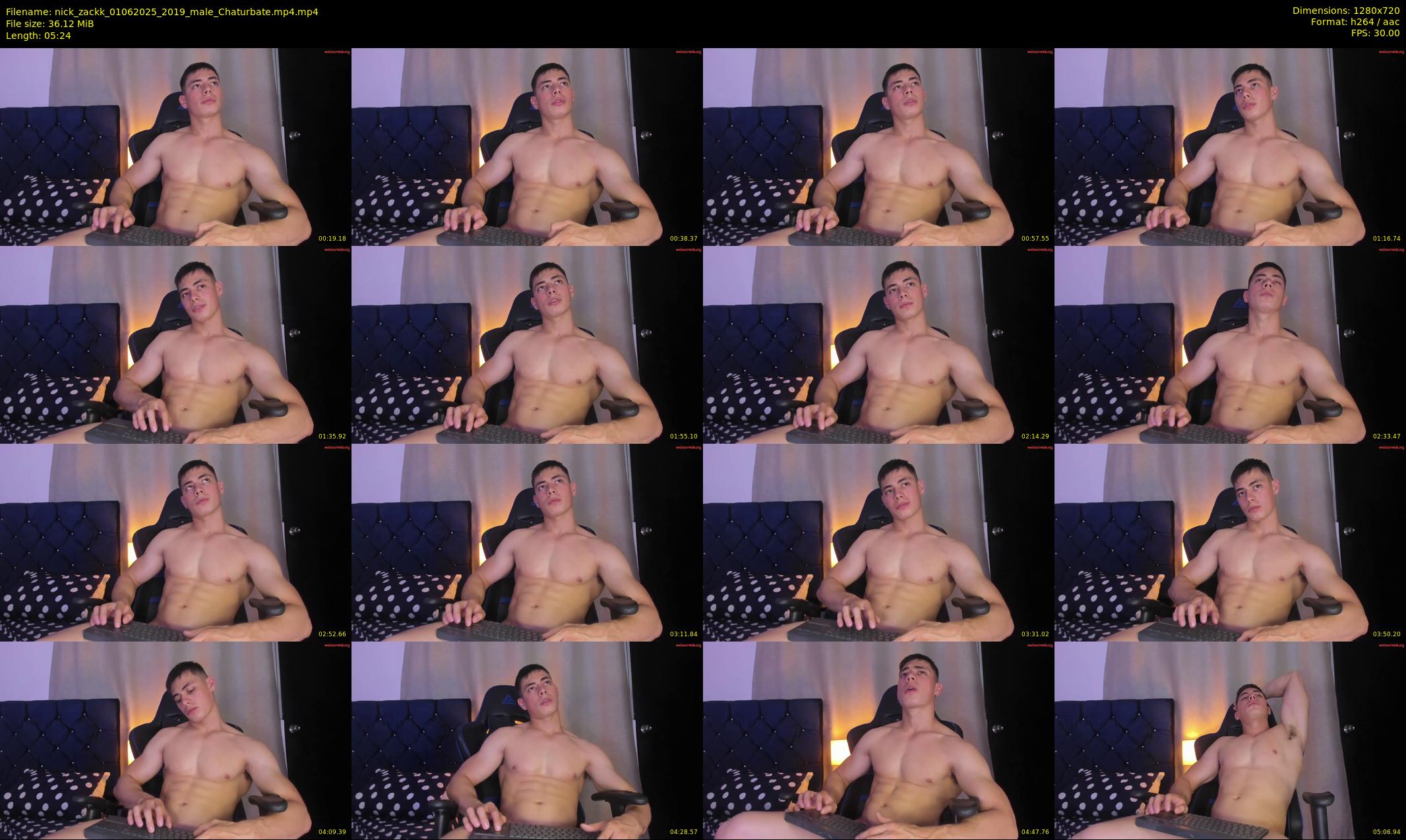 nick_zackk — 6 minute Chaturbate male cam show recording, 720p, Jun 1, 2025