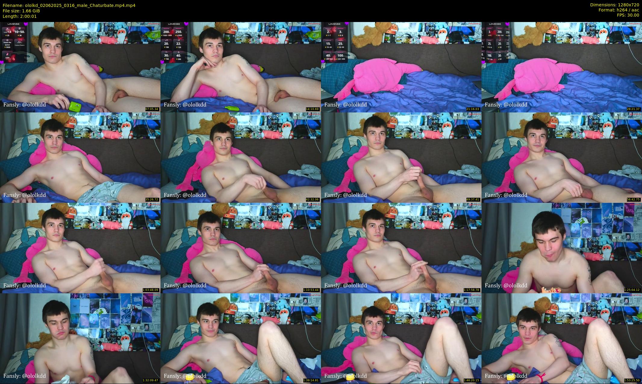 ololkd — 121 minute Chaturbate male cam show recording, 720p, Jun 2, 2025