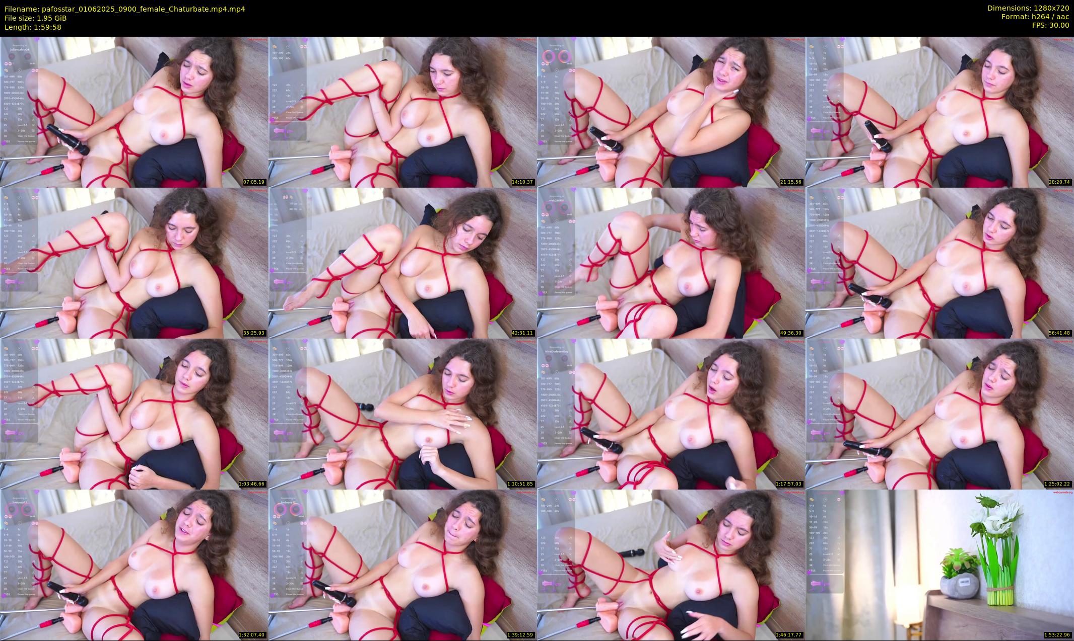 pafosstar — 120 minute Chaturbate female cam show recording, 720p, Jun 1, 2025