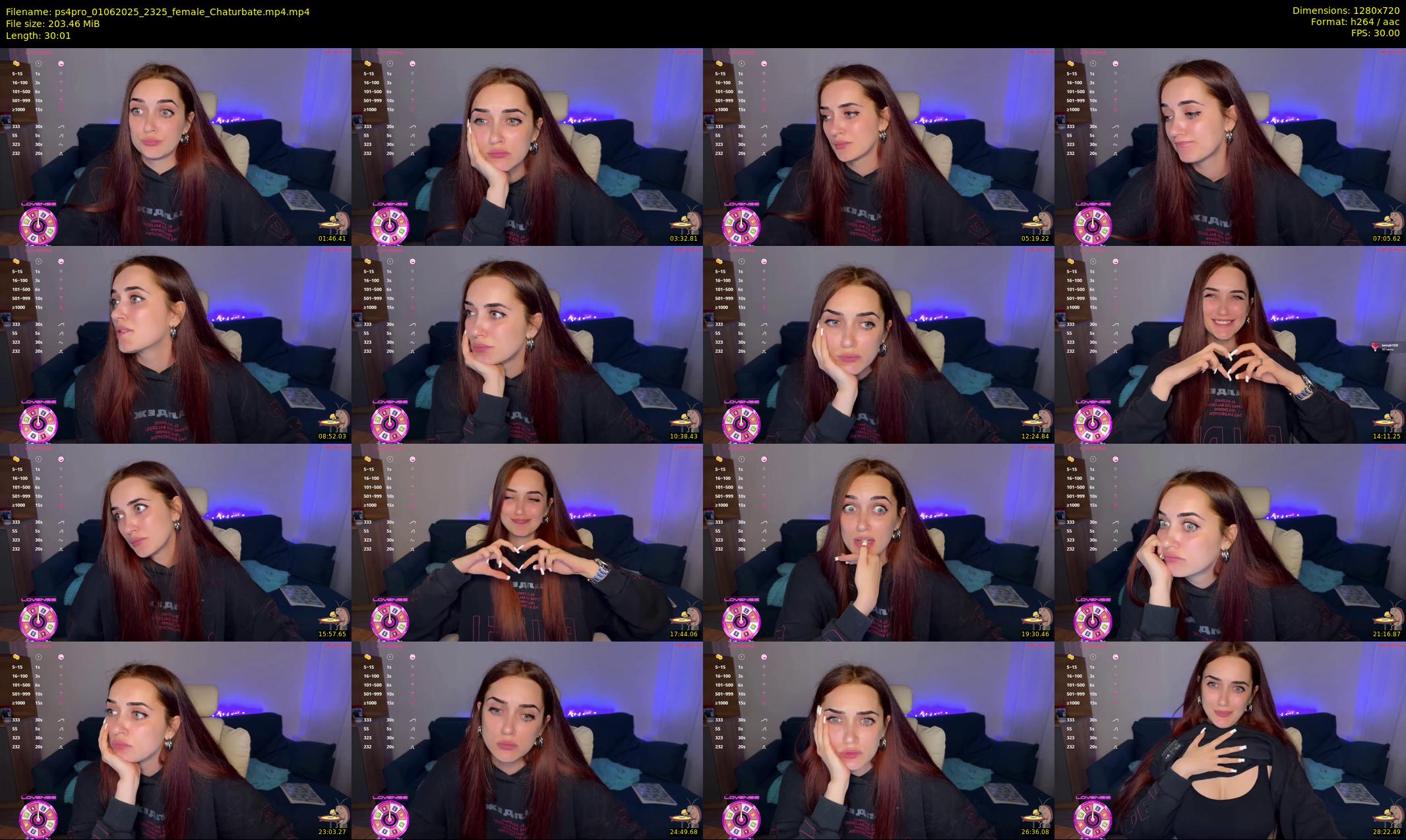 ps4pro — 31 minute Chaturbate female cam show recording, 720p, Jun 1, 2025