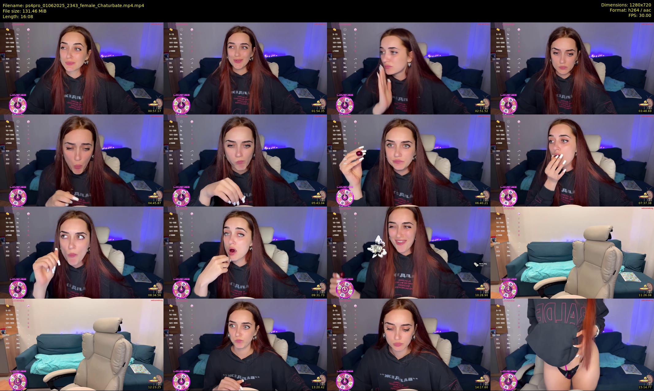 ps4pro — 17 minute Chaturbate female cam show recording, 720p, Jun 1, 2025