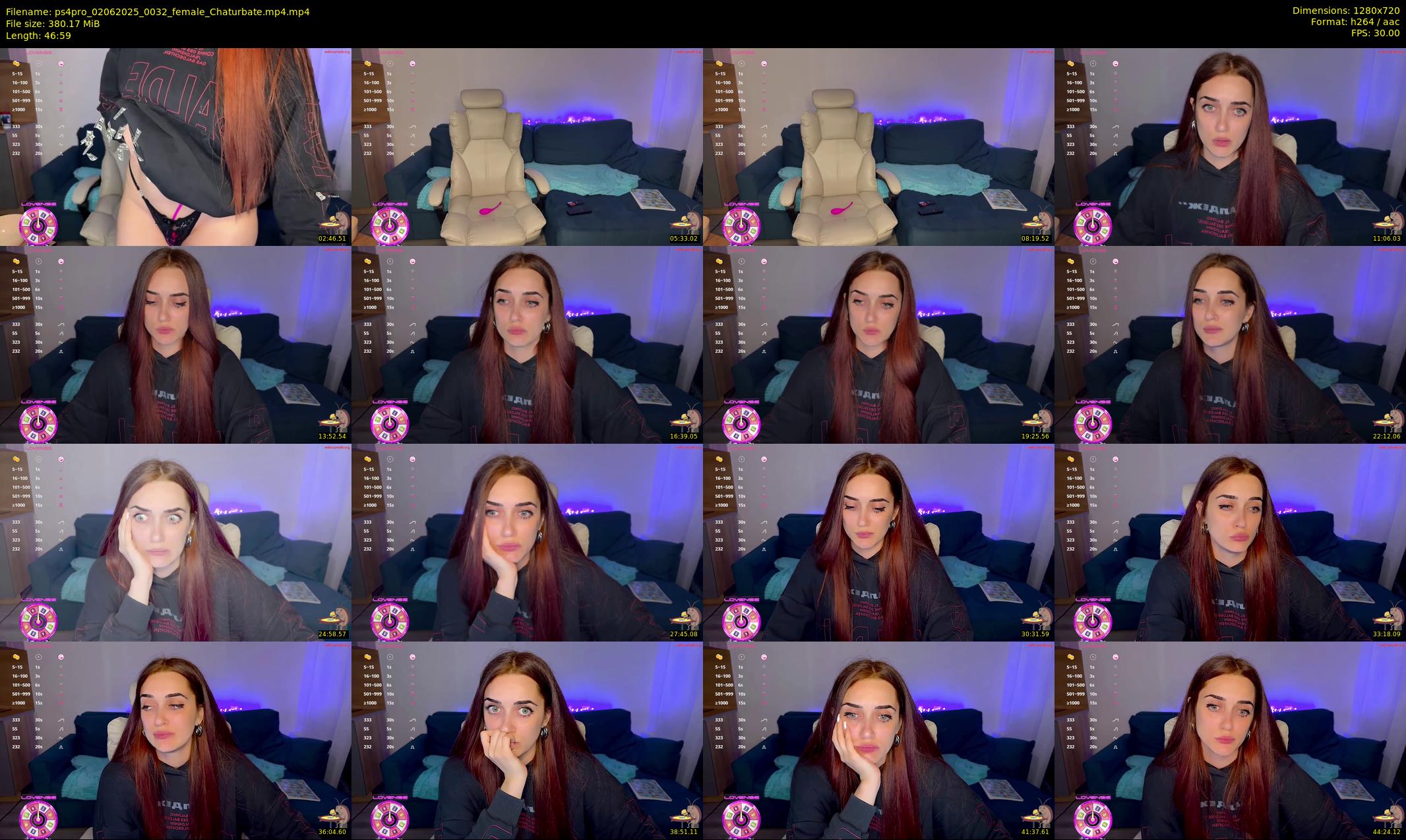 ps4pro — 47 minute Chaturbate female cam show recording, 720p, Jun 2, 2025