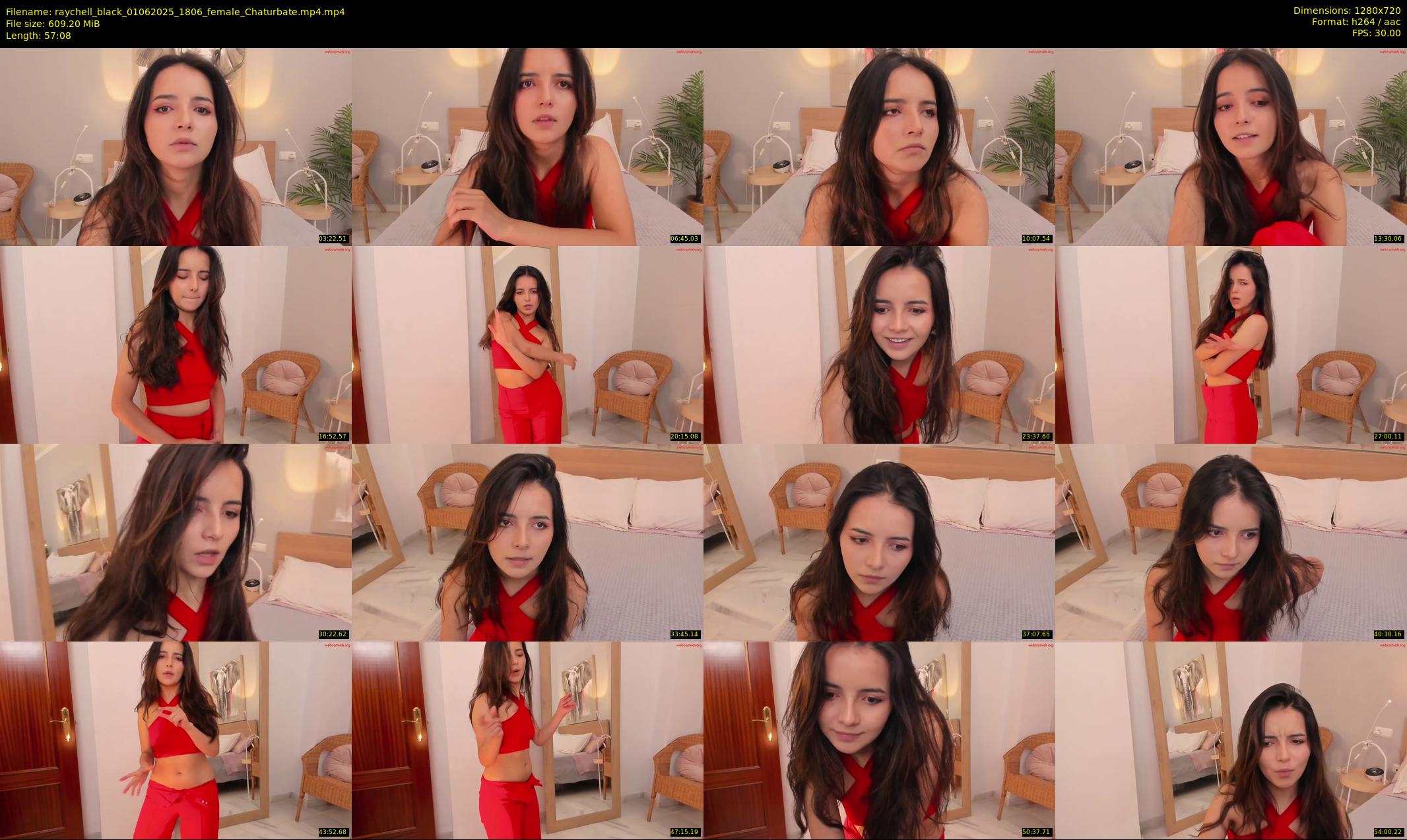 raychell_black — 58 minute Chaturbate female cam show recording, 720p, Jun 1, 2025