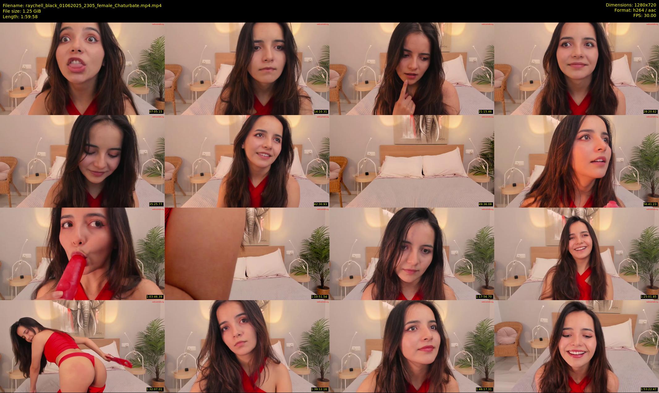 raychell_black — 120 minute Chaturbate female cam show recording, 720p, Jun 1, 2025