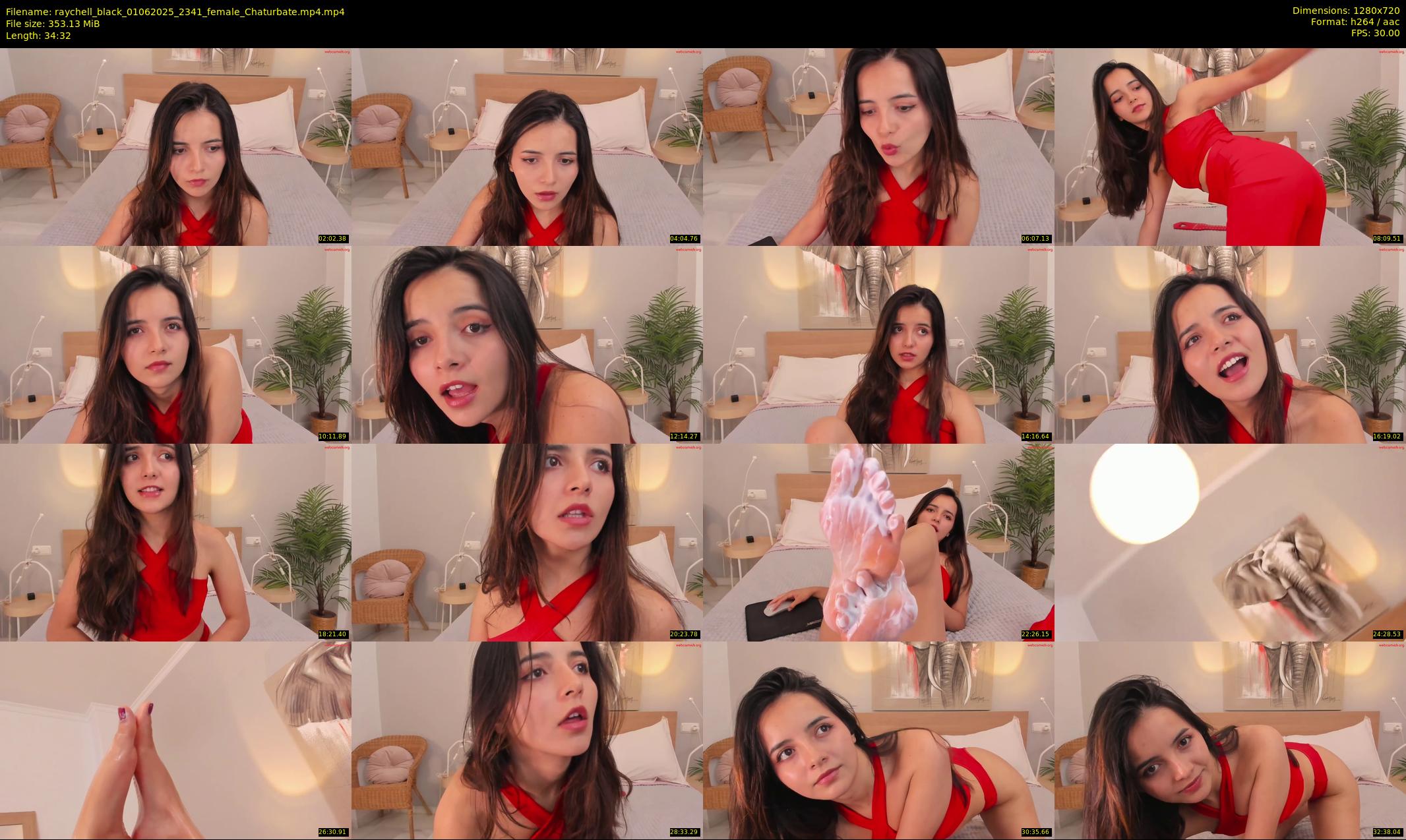 raychell_black — 35 minute Chaturbate female cam show recording, 720p, Jun 1, 2025