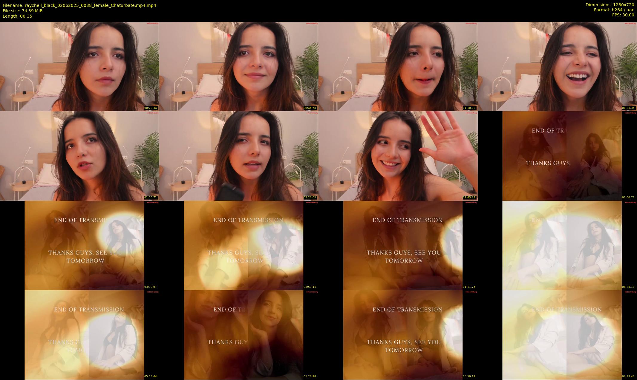 raychell_black — 7 minute Chaturbate female cam show recording, 720p, Jun 2, 2025