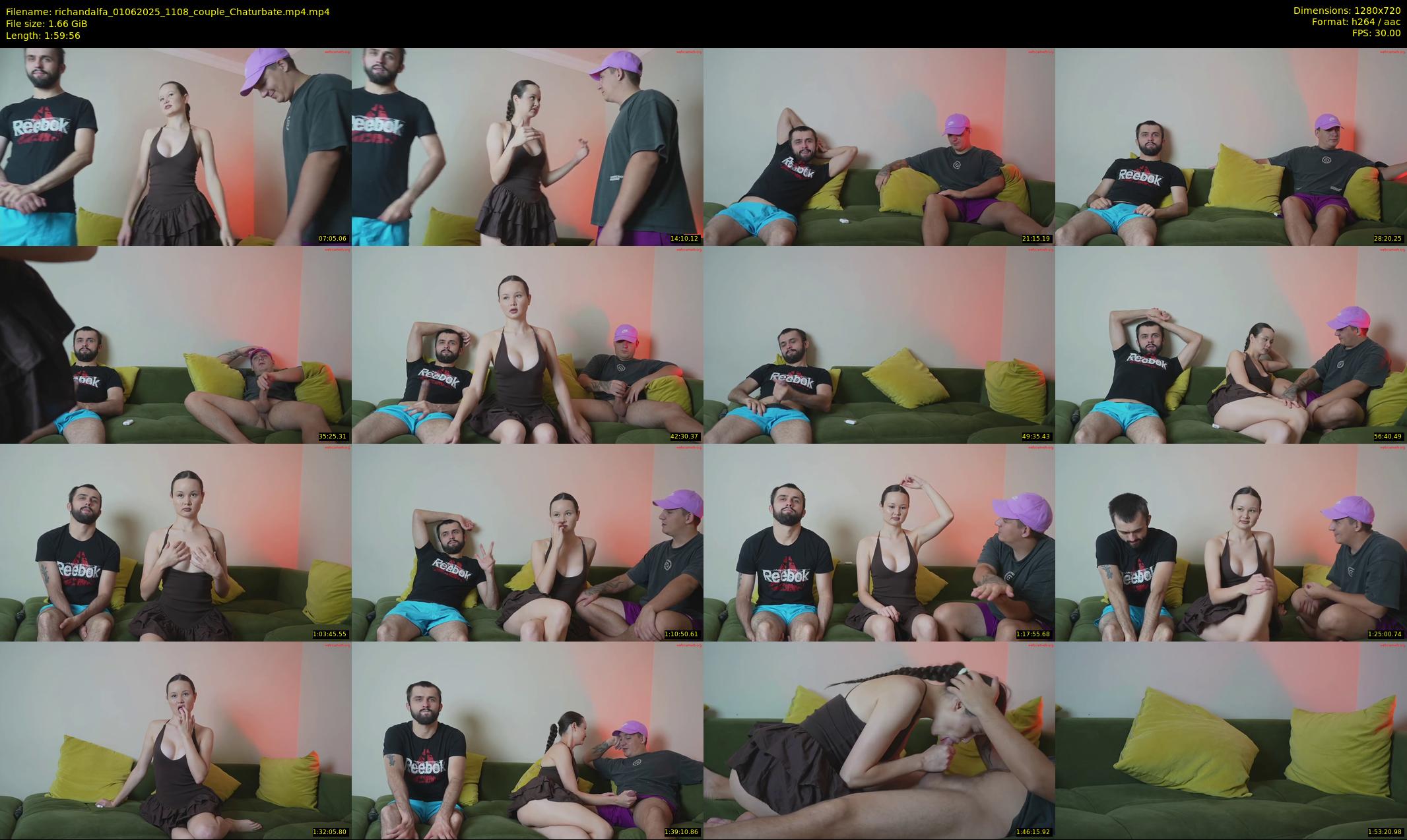 richandalfa — 120 minute Chaturbate couple cam show recording, 720p, Jun 1, 2025