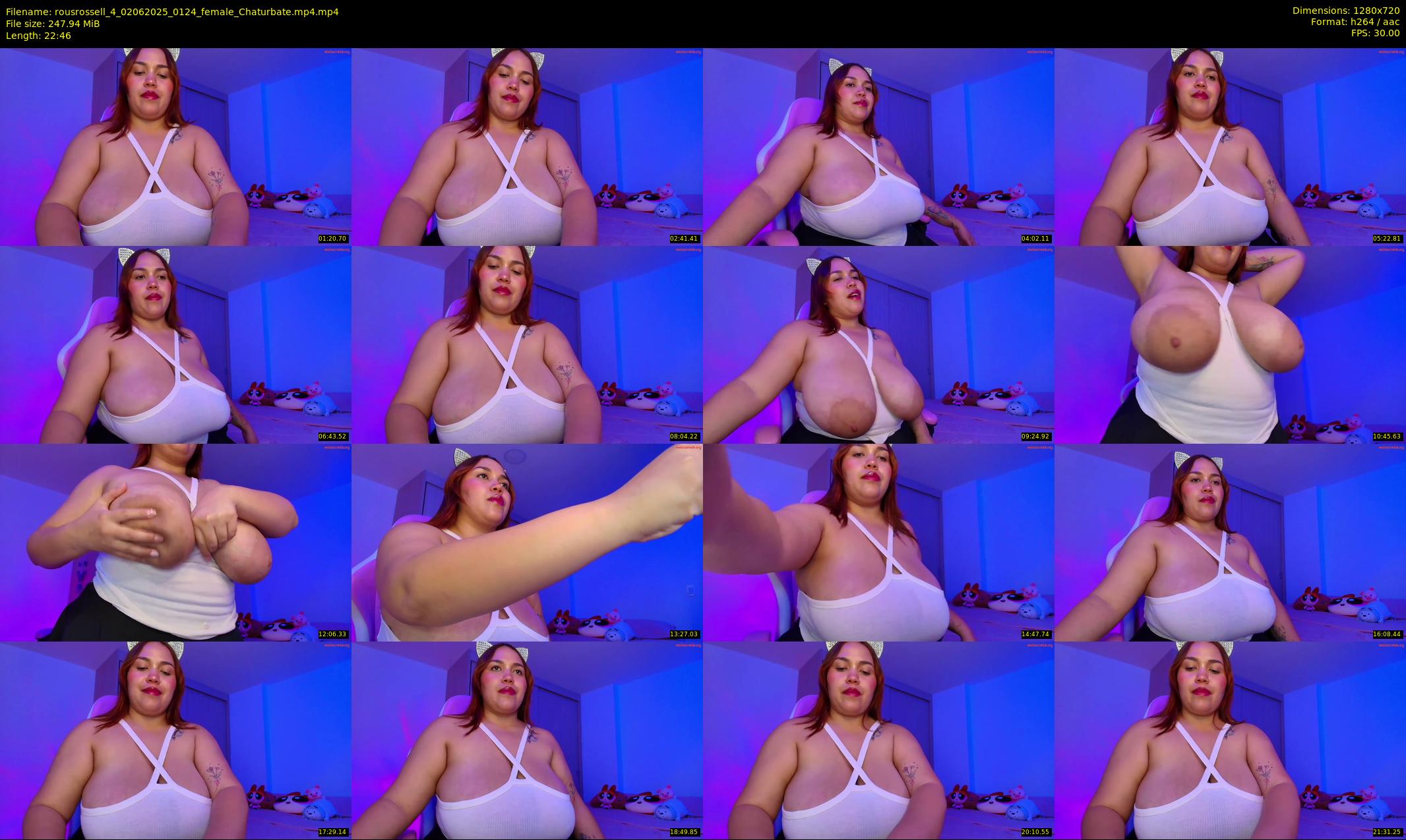 rousrossell_4 — 23 minute Chaturbate female cam show recording, 720p, Jun 2, 2025