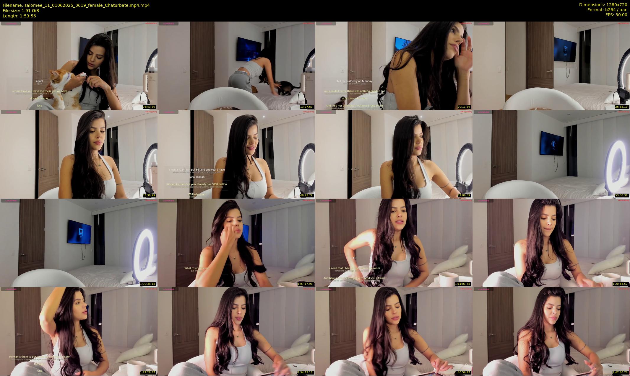 salomee_11 — 114 minute Chaturbate female cam show recording, 720p, Jun 1, 2025