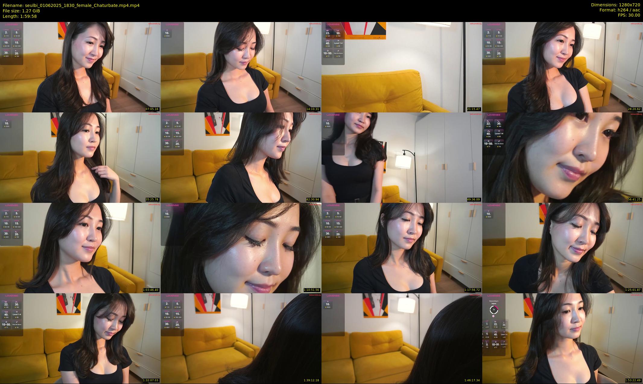 seulbi — 120 minute Chaturbate female cam show recording, 720p, Jun 1, 2025