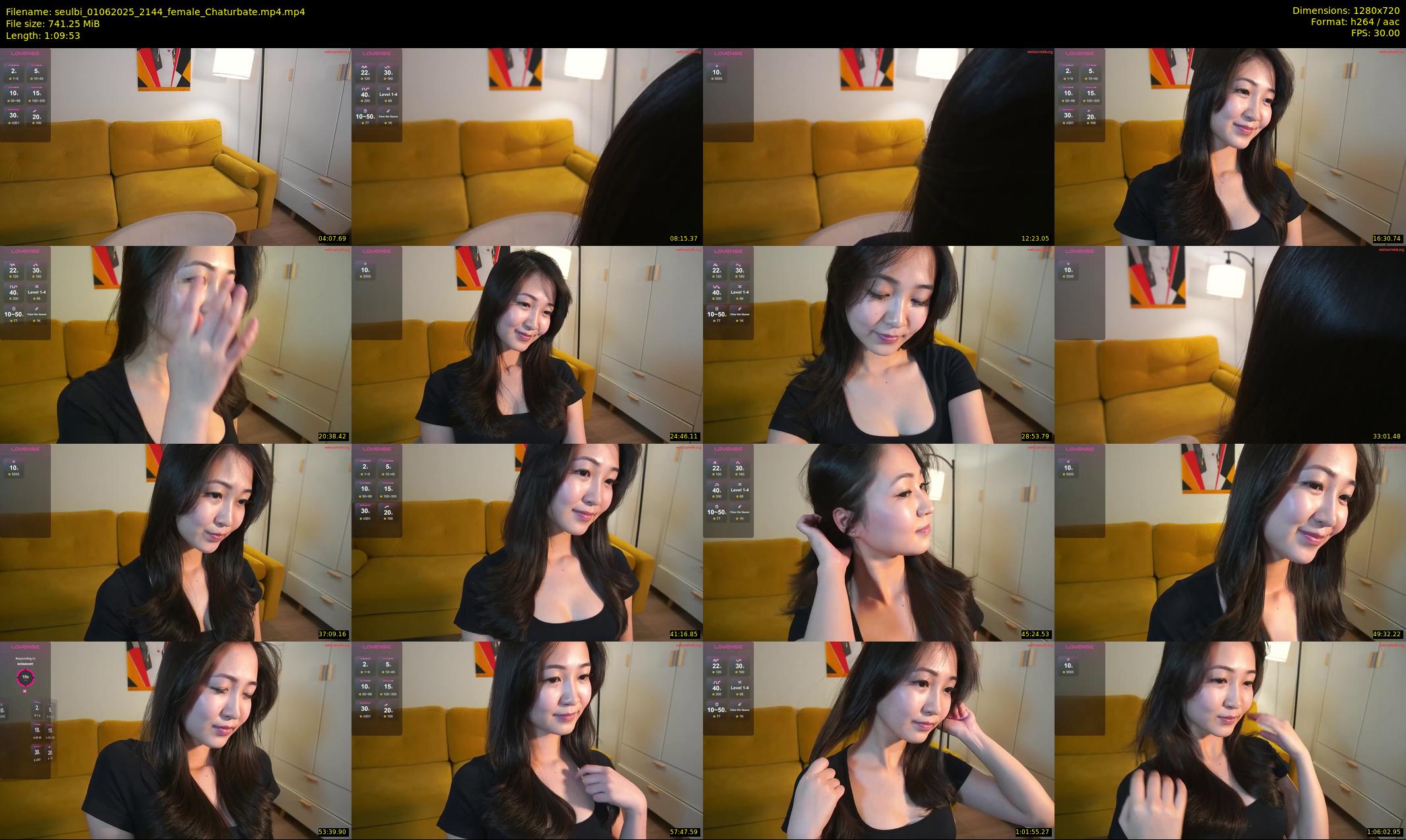 seulbi — 70 minute Chaturbate female cam show recording, 720p, Jun 1, 2025