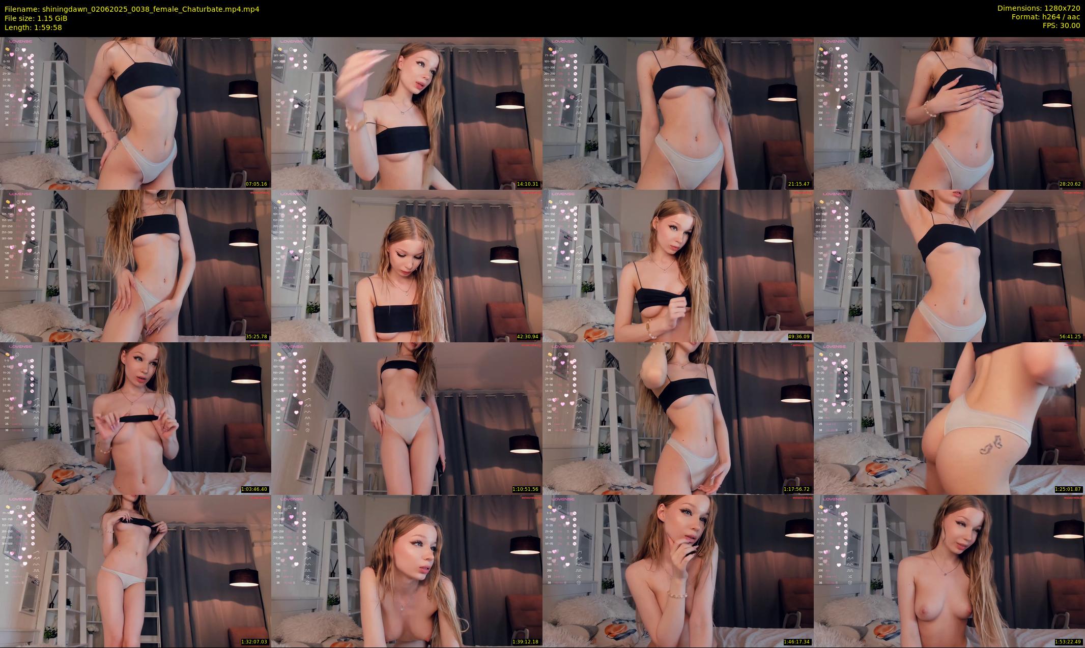 shiningdawn — 120 minute Chaturbate female cam show recording, 720p, Jun 2, 2025