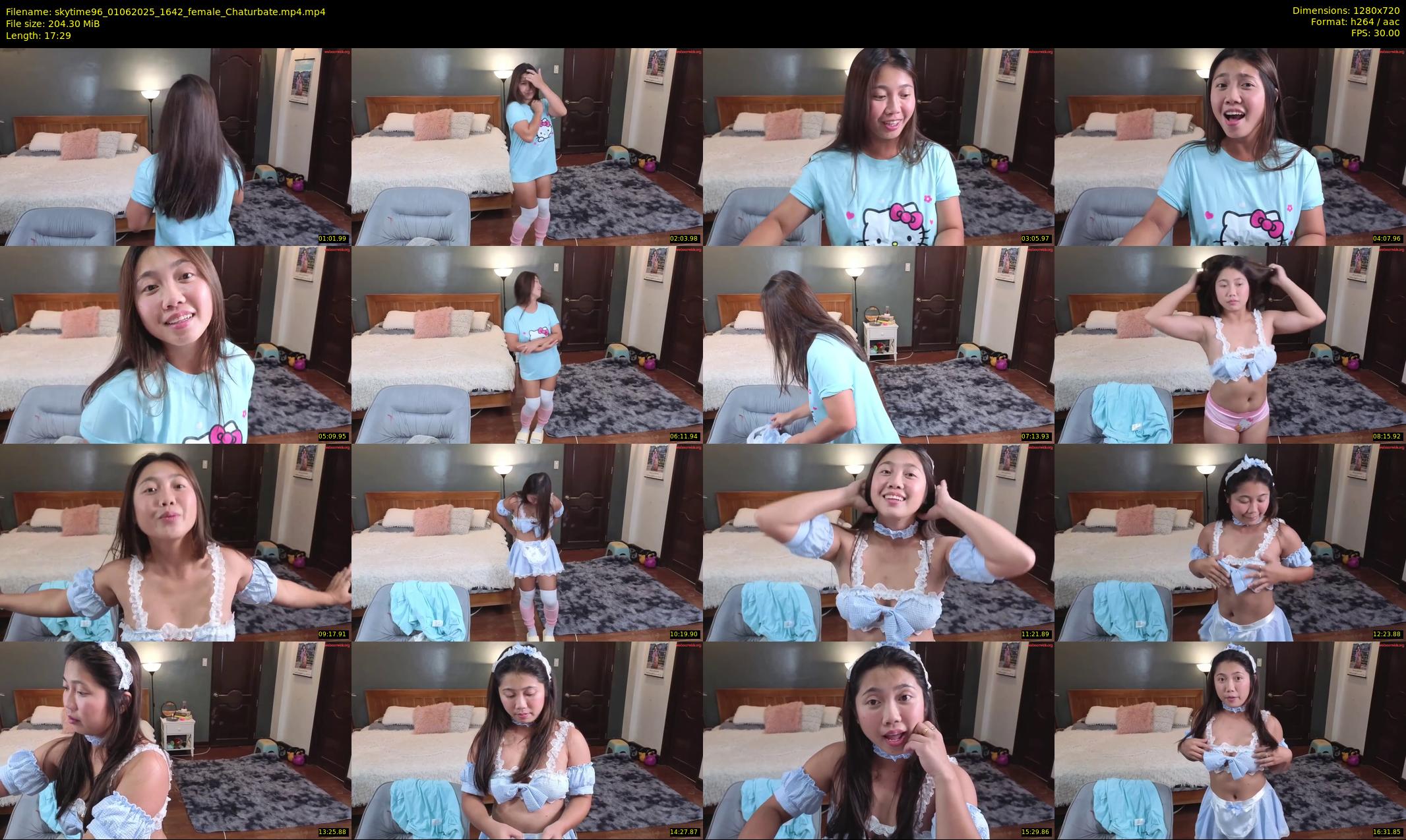 skytime96 — 18 minute Chaturbate female cam show recording, 720p, Jun 1, 2025