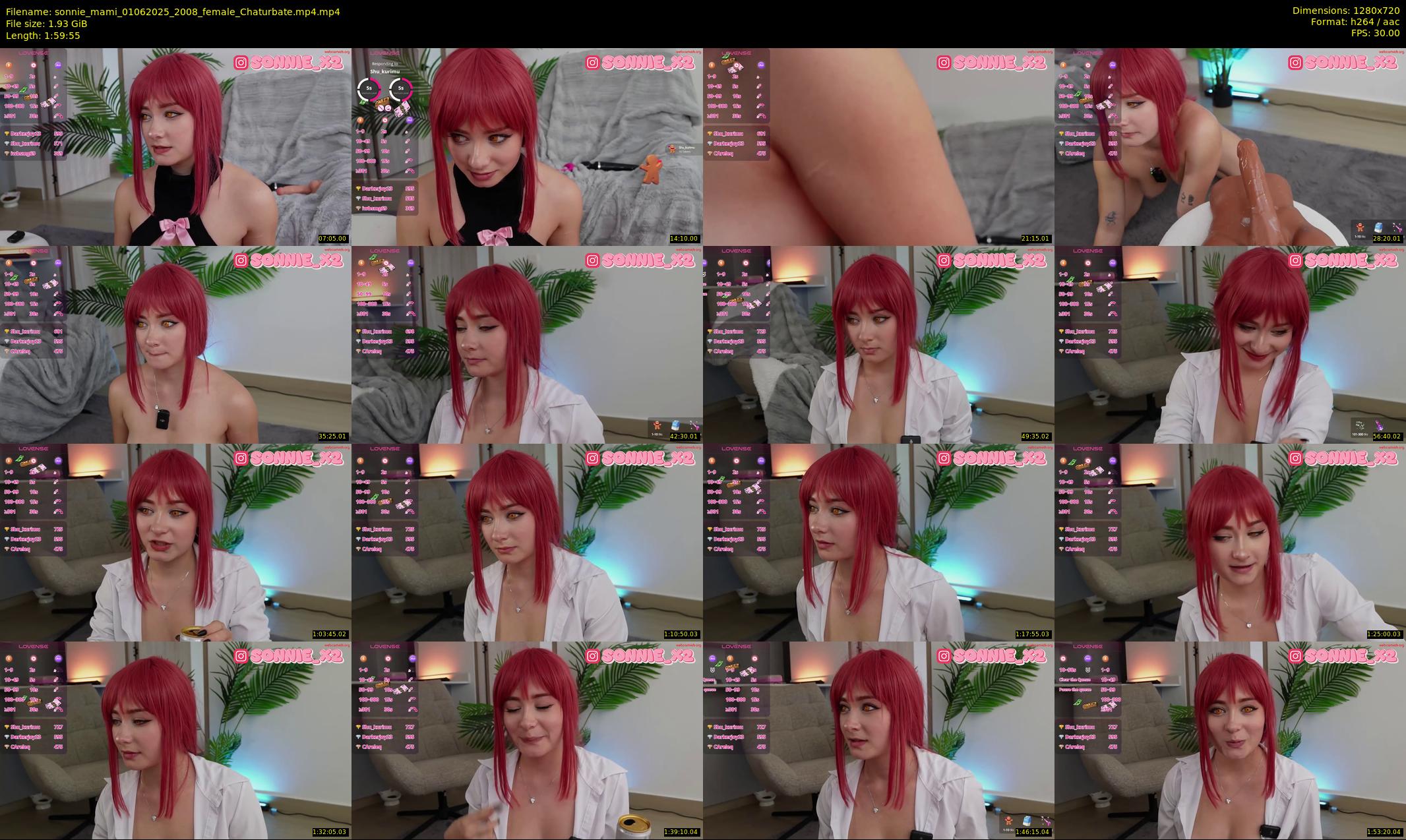 sonnie_mami — 120 minute Chaturbate female cam show recording, 720p, Jun 1, 2025