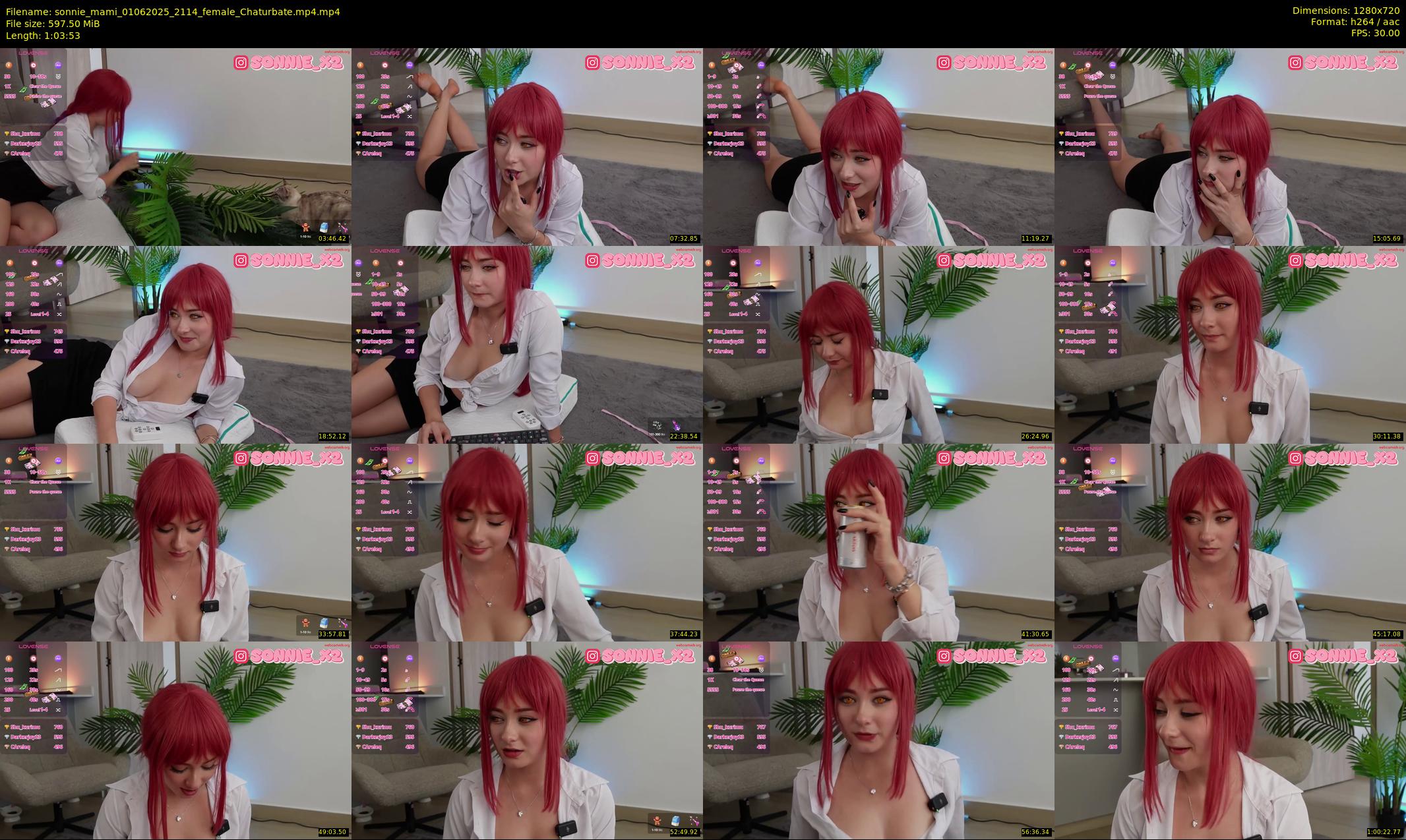 sonnie_mami — 64 minute Chaturbate female cam show recording, 720p, Jun 1, 2025