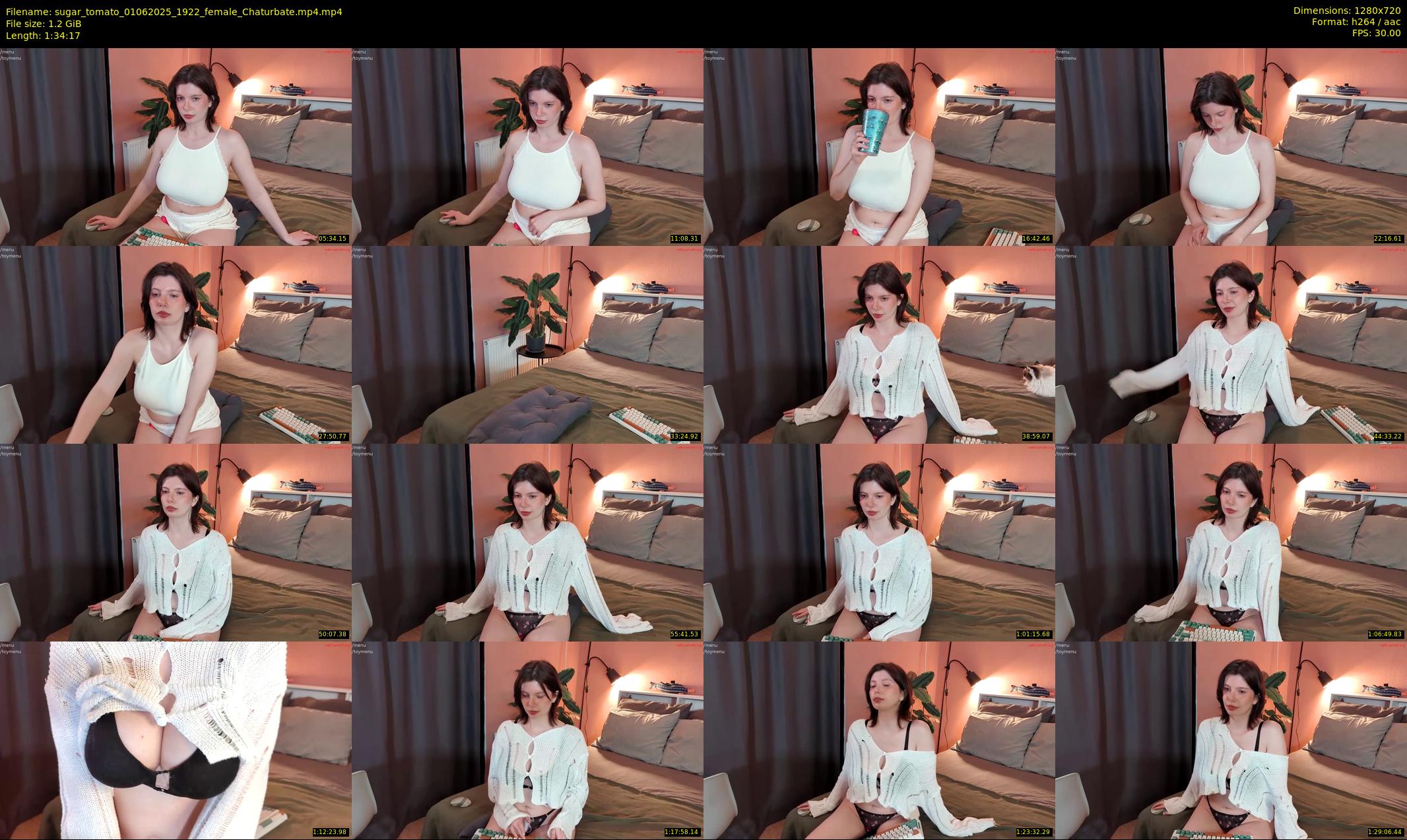 sugar_tomato — 95 minute Chaturbate female cam show recording, 720p, Jun 1, 2025