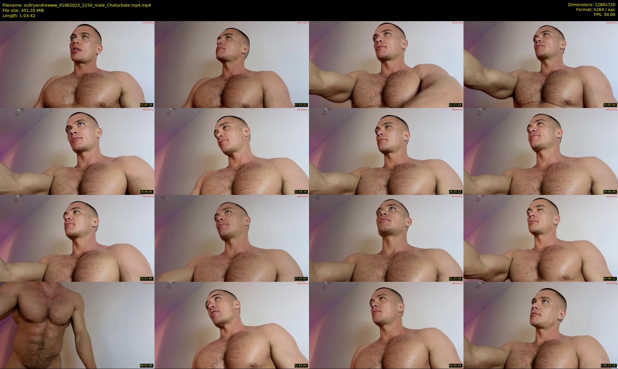 sultryandrewww — 64 minute Chaturbate male cam show recording, 720p, Jun 1, 2025