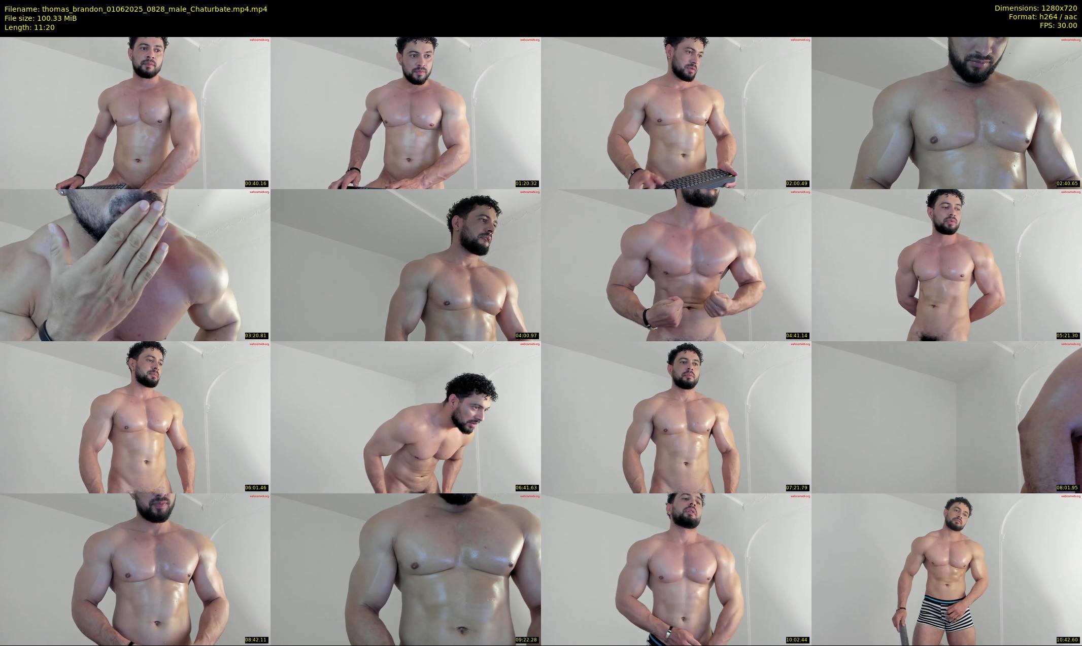 thomas_brandon — 12 minute Chaturbate male cam show recording, 720p, Jun 1, 2025