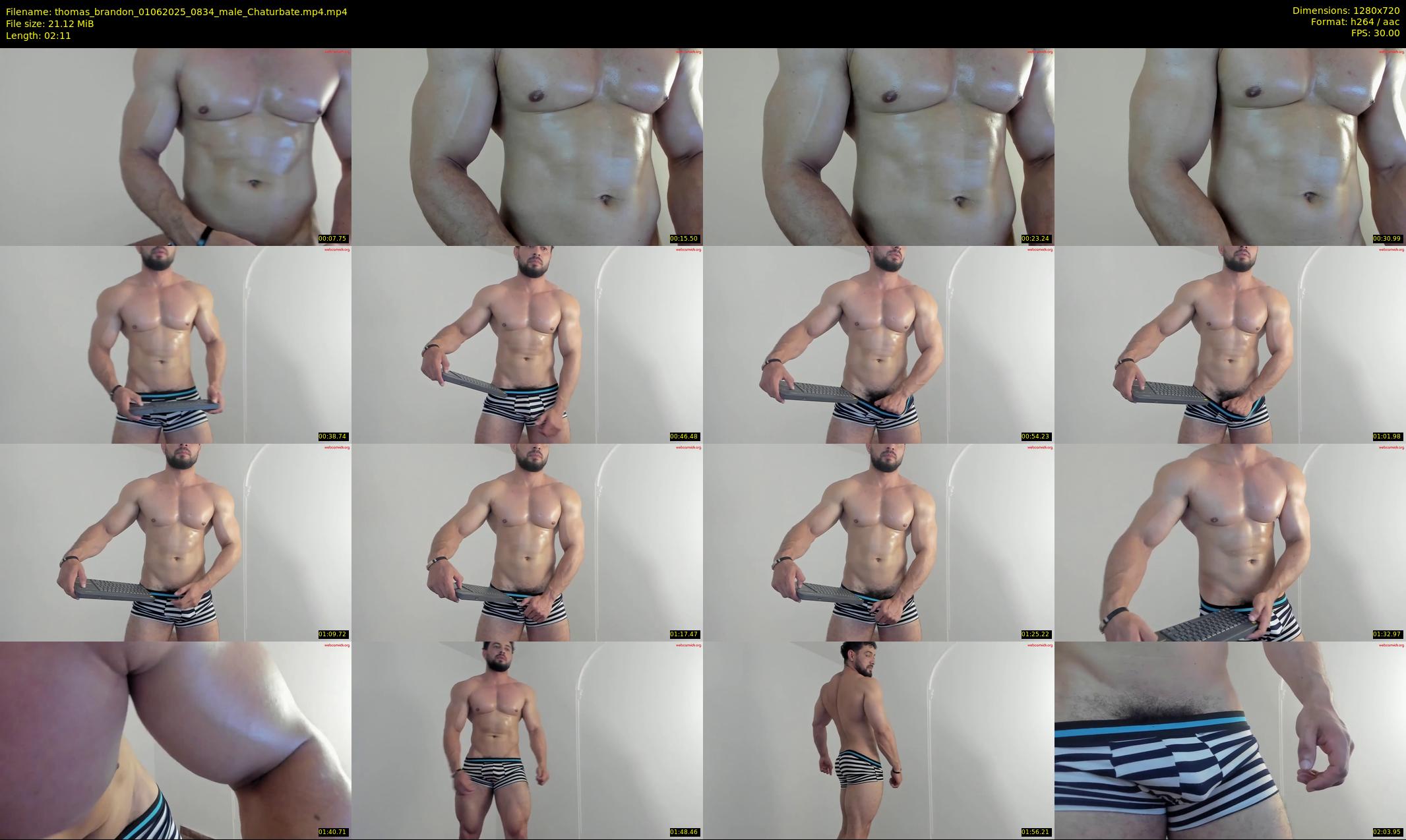 thomas_brandon — 3 minute Chaturbate male cam show recording, 720p, Jun 1, 2025