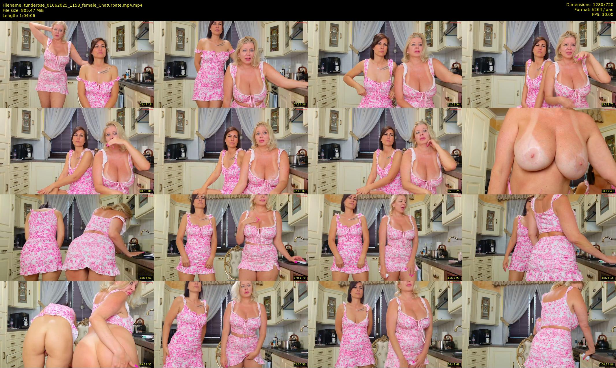 tunderose — 65 minute Chaturbate female cam show recording, 720p, Jun 1, 2025