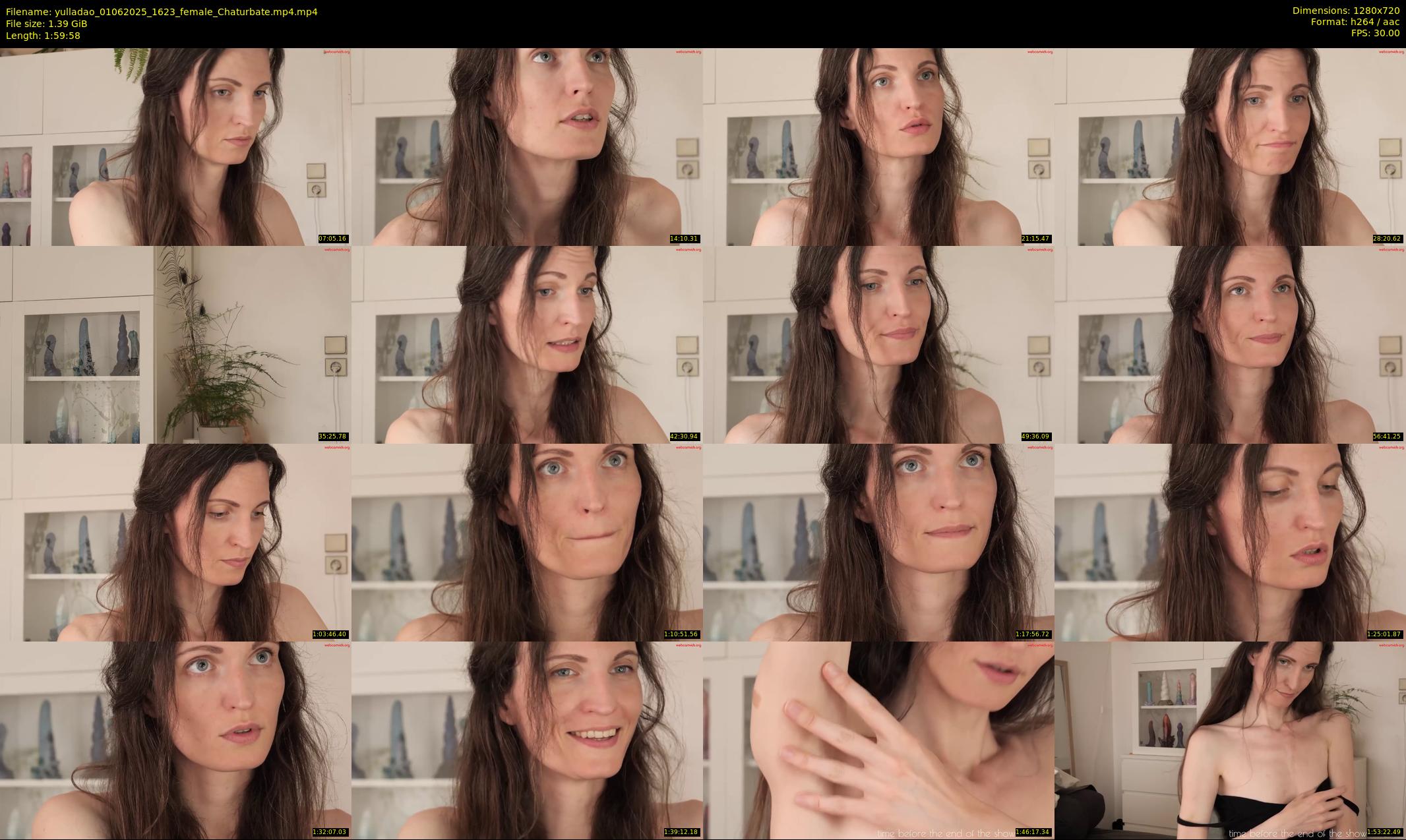 yulladao — 120 minute Chaturbate female cam show recording, 720p, Jun 1, 2025