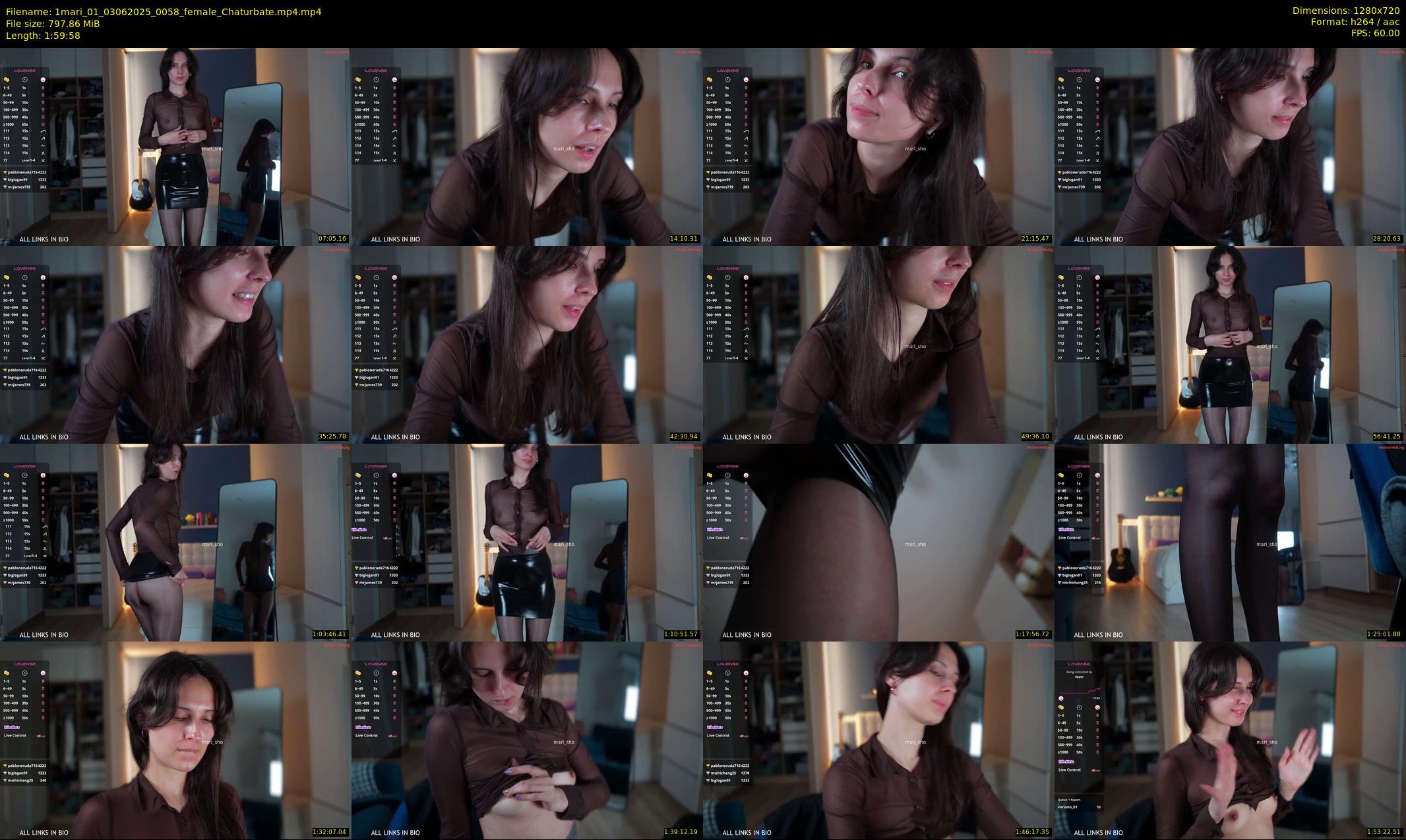 1mari_01 — 120 minute Chaturbate female cam show recording, 720p, Jun 3, 2025