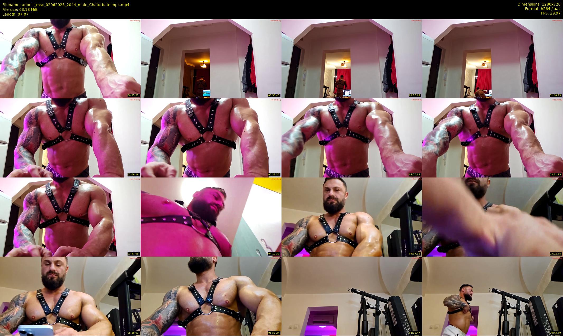 adonis_msc — 8 minute Chaturbate male cam show recording, 720p, Jun 2, 2025