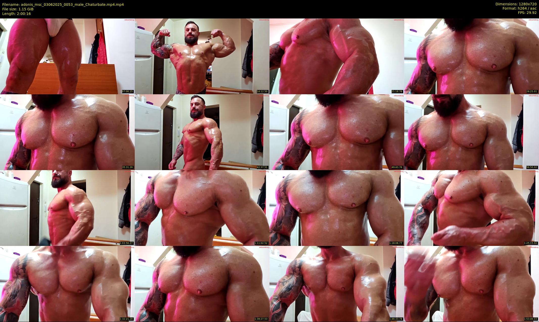 adonis_msc — 121 minute Chaturbate male cam show recording, 720p, Jun 3, 2025
