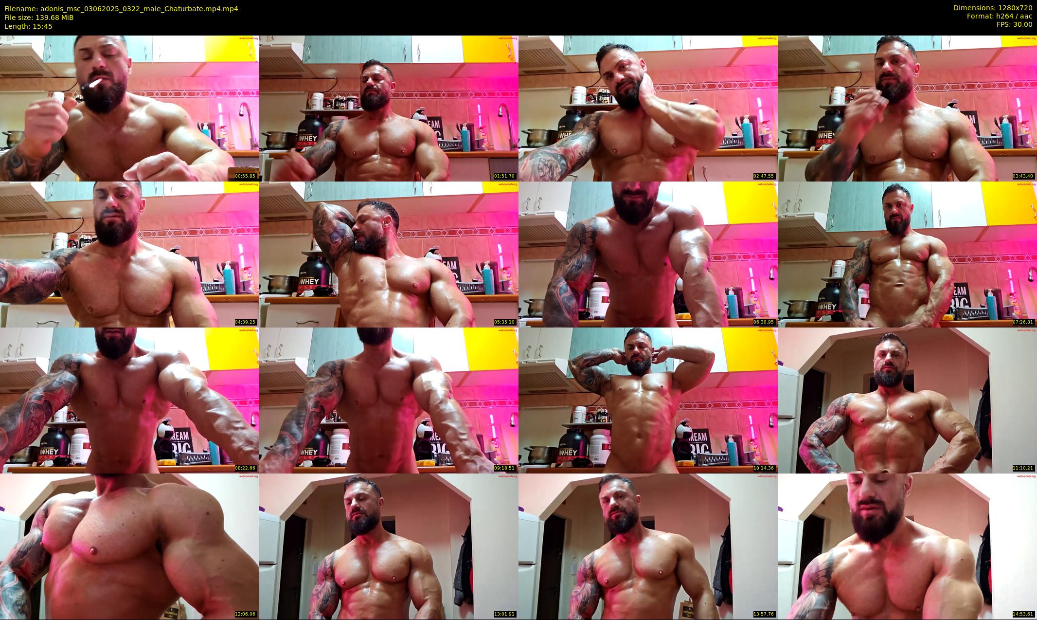 adonis_msc — 16 minute Chaturbate male cam show recording, 720p, Jun 3, 2025