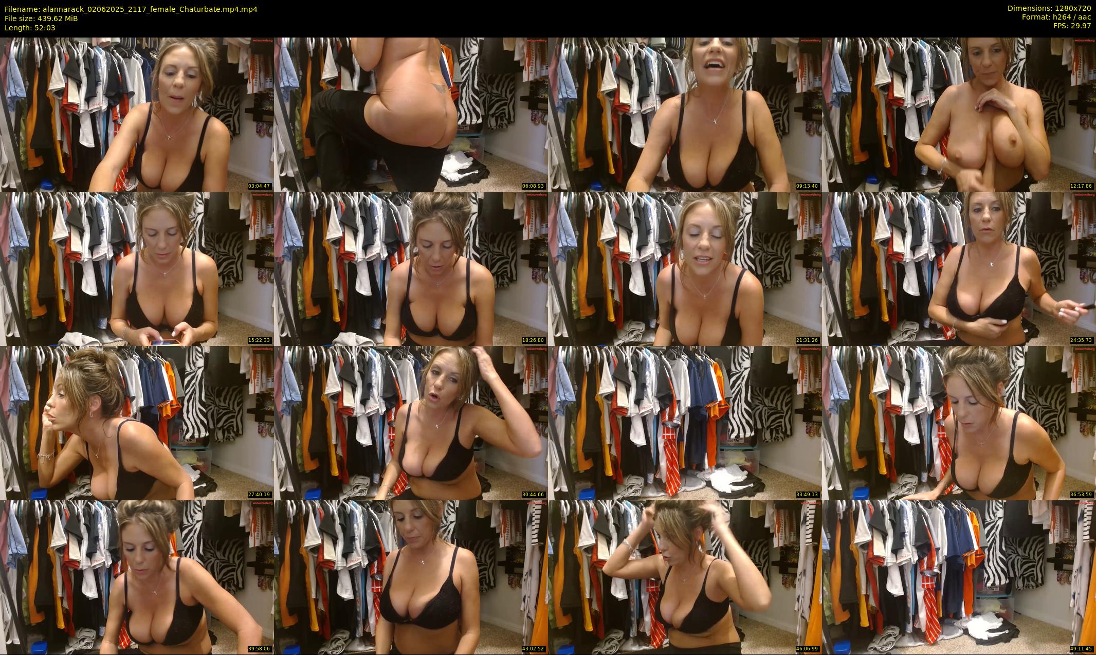 alannarack — 53 minute Chaturbate female cam show recording, 720p, Jun 2, 2025