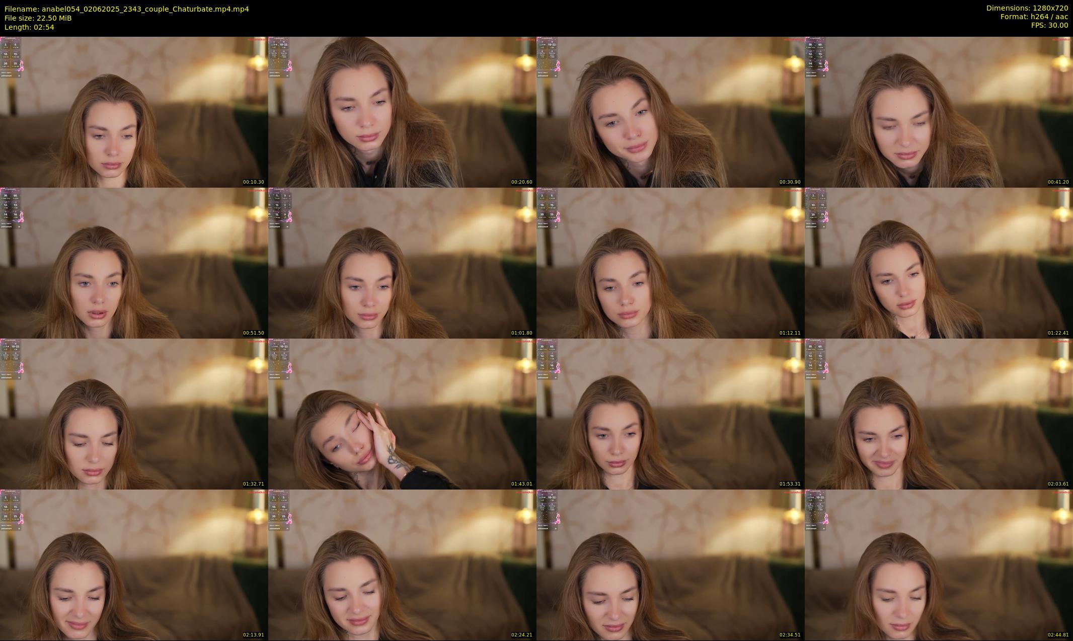 anabel054 — 3 minute Chaturbate female cam show recording, 720p, Jun 2, 2025
