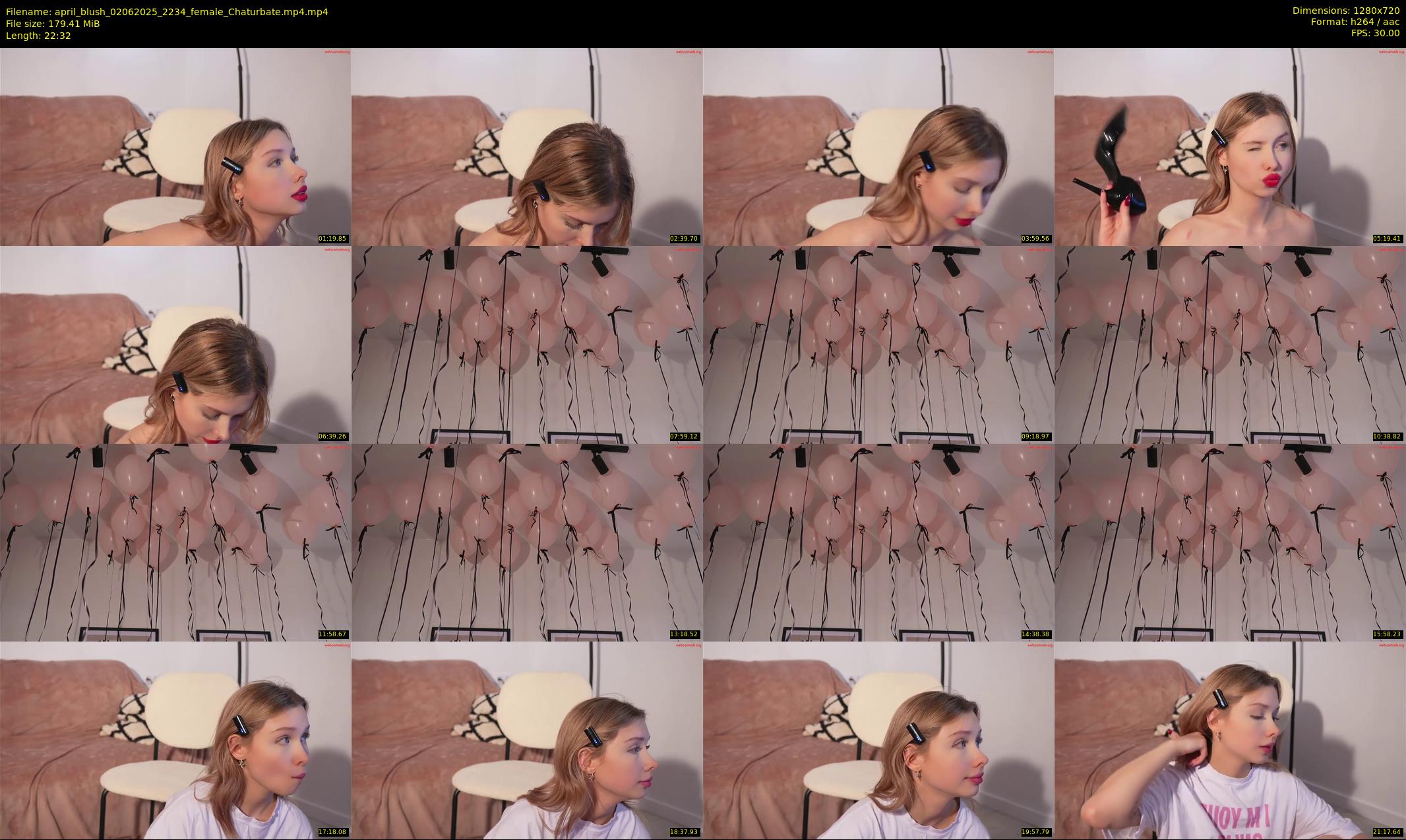 april_blush — 23 minute Chaturbate female cam show recording, 720p, Jun 2, 2025